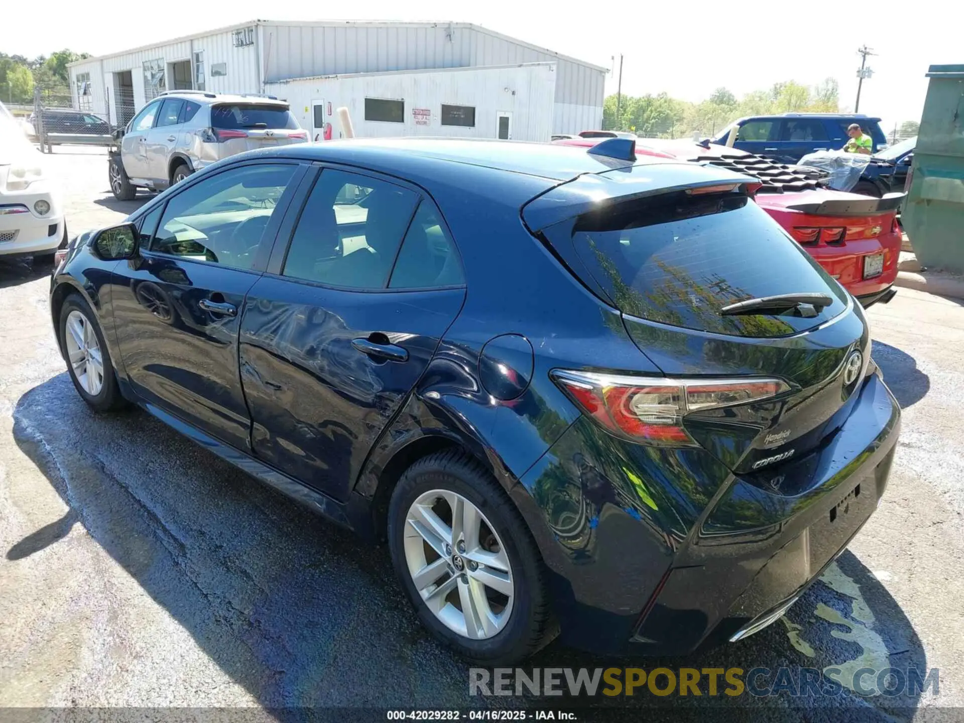 3 Photograph of a damaged car JTNK4RBE8K3013084 TOYOTA COROLLA 2019