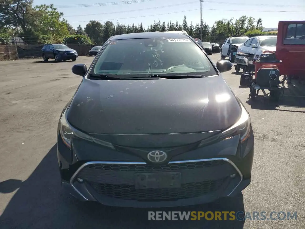 5 Photograph of a damaged car JTNK4RBE8K3015630 TOYOTA COROLLA 2019