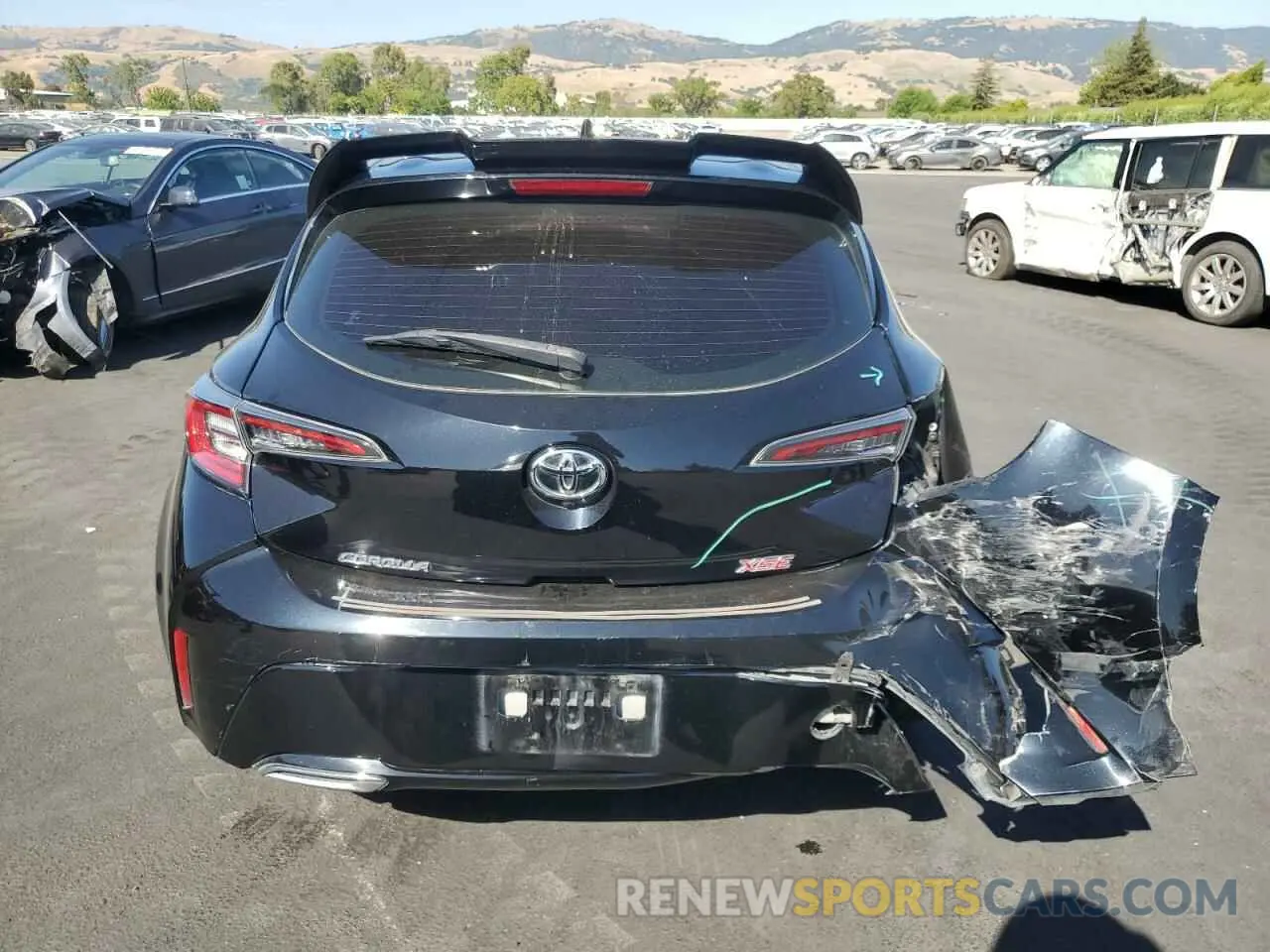 6 Photograph of a damaged car JTNK4RBE8K3015630 TOYOTA COROLLA 2019