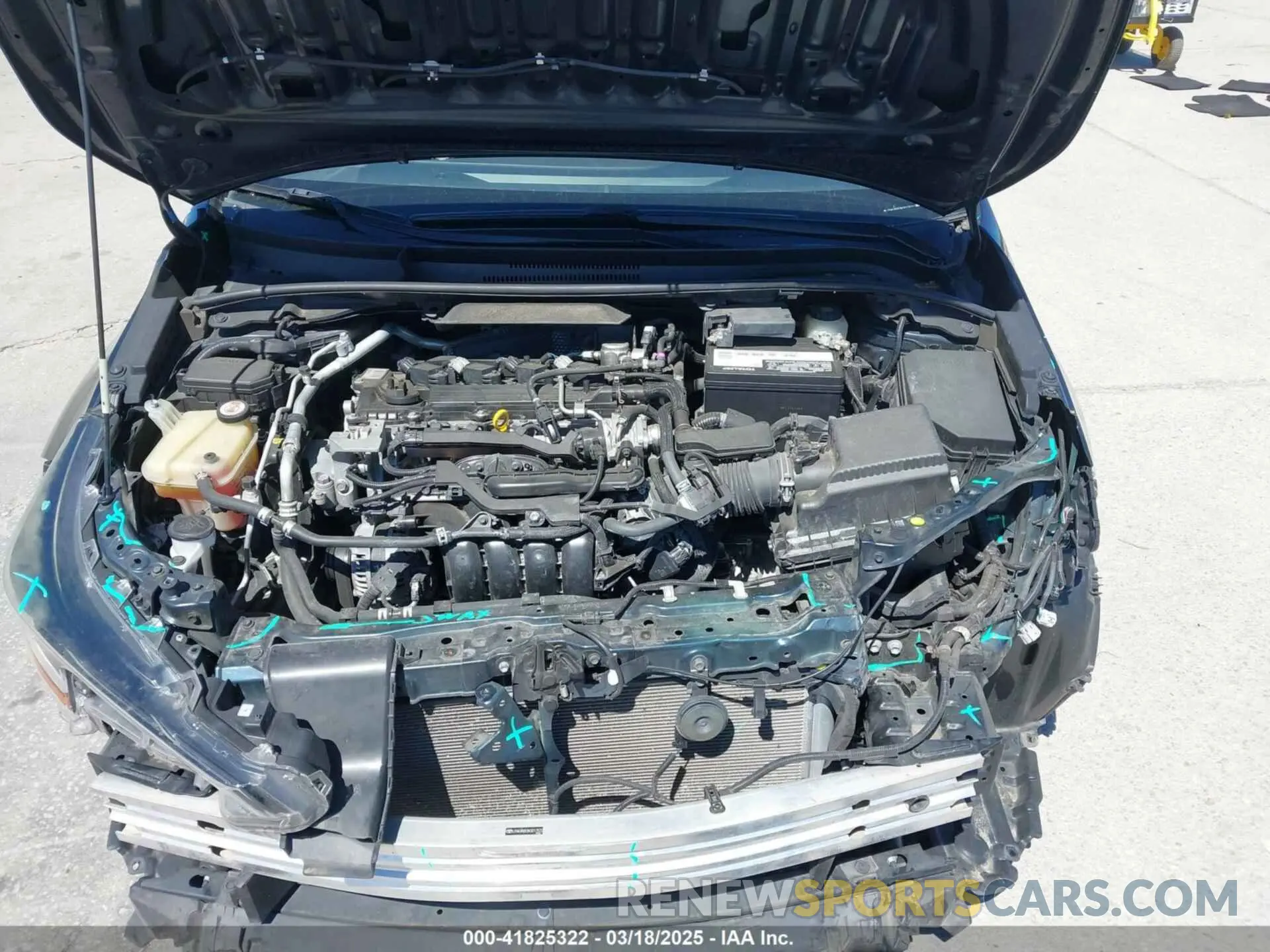 10 Photograph of a damaged car JTNK4RBE8K3017572 TOYOTA COROLLA 2019