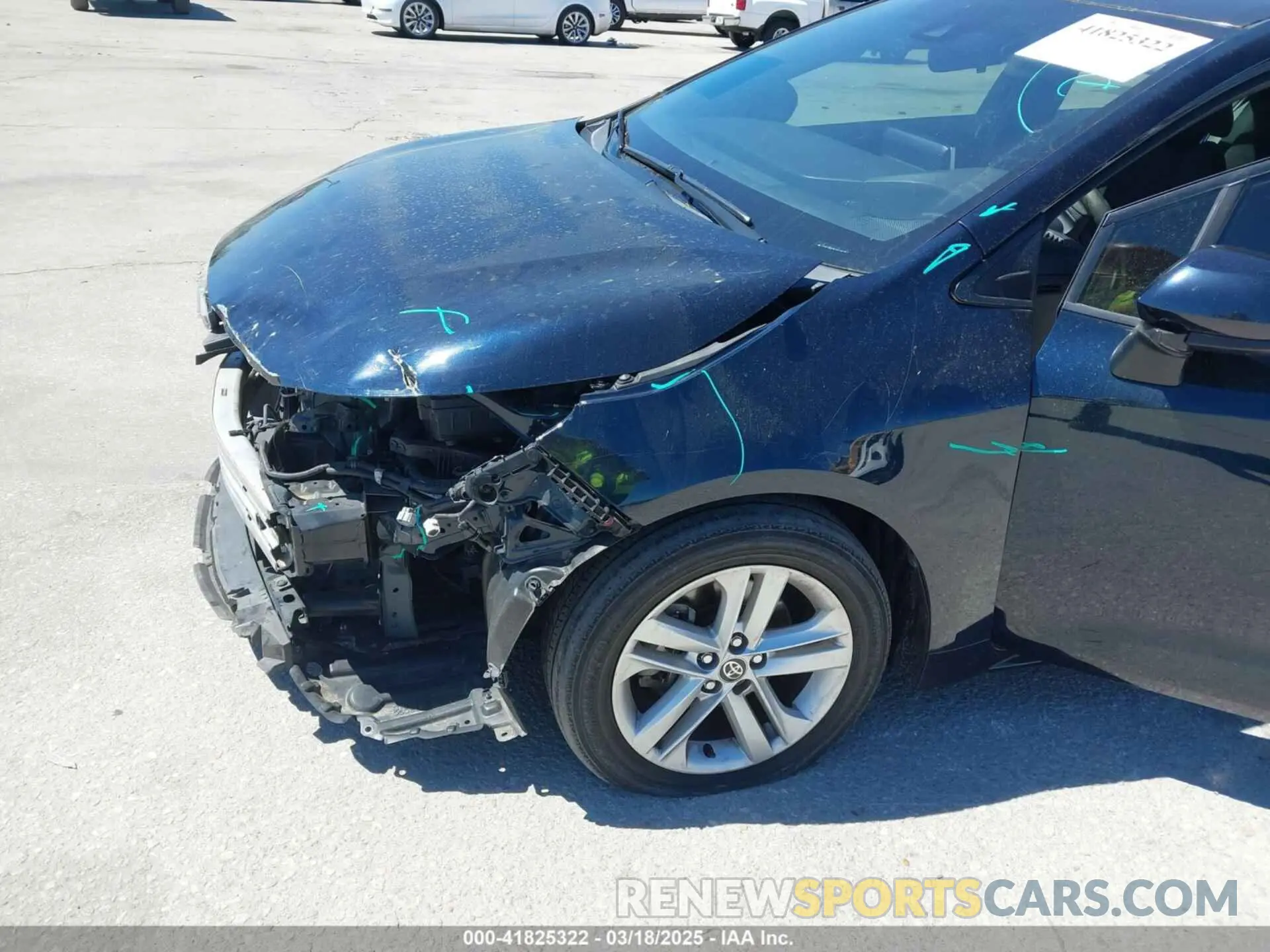 6 Photograph of a damaged car JTNK4RBE8K3017572 TOYOTA COROLLA 2019