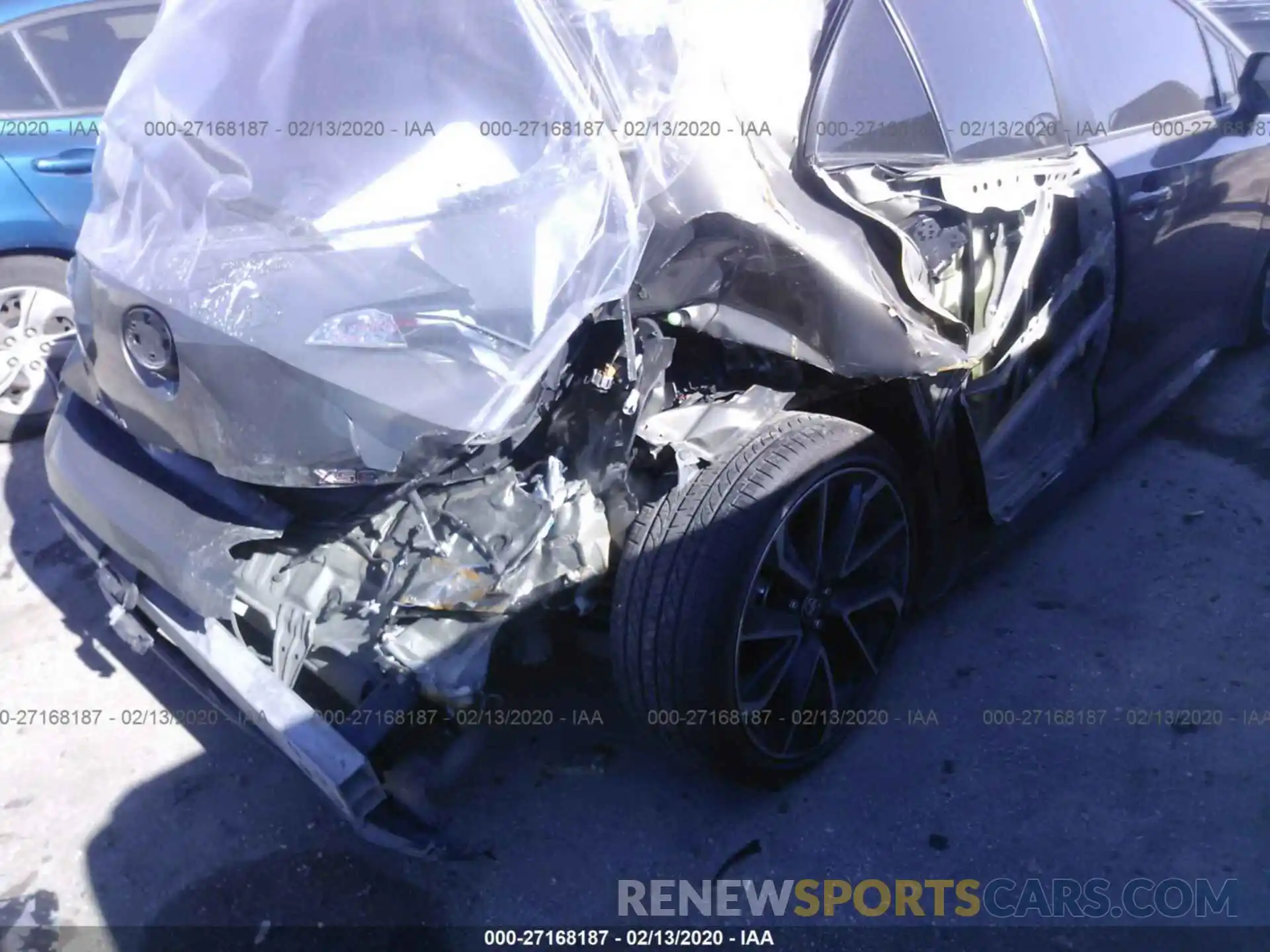 6 Photograph of a damaged car JTNK4RBE8K3024957 TOYOTA COROLLA 2019