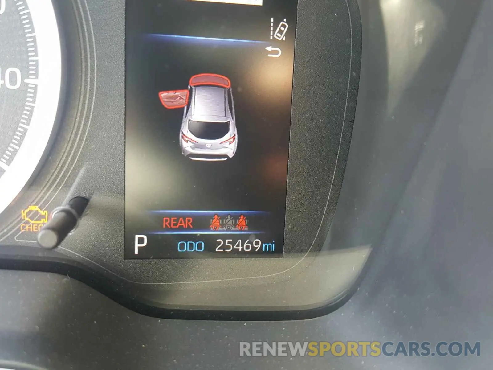 8 Photograph of a damaged car JTNK4RBE8K3038454 TOYOTA COROLLA 2019