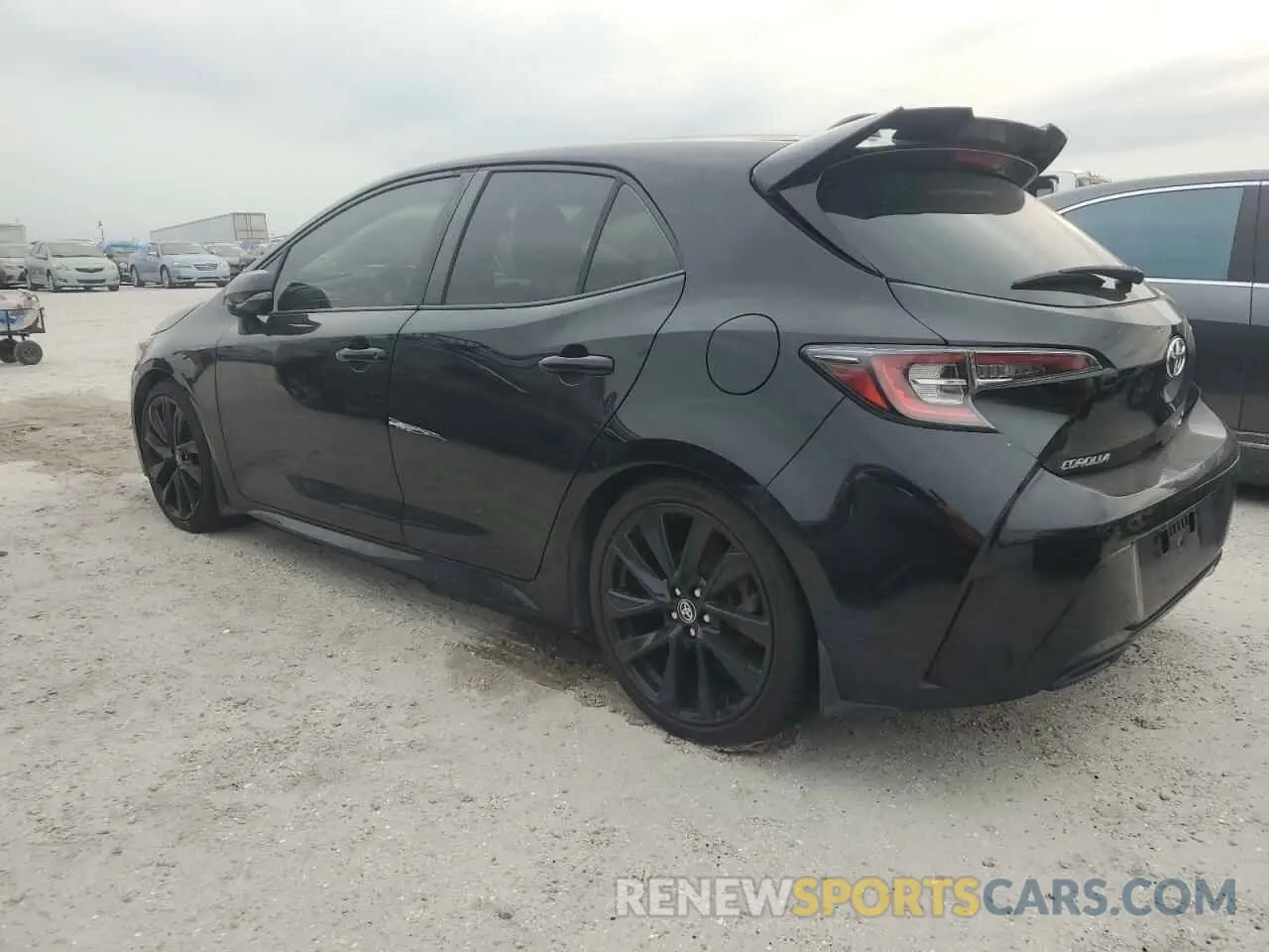 2 Photograph of a damaged car JTNK4RBE8K3040785 TOYOTA COROLLA 2019