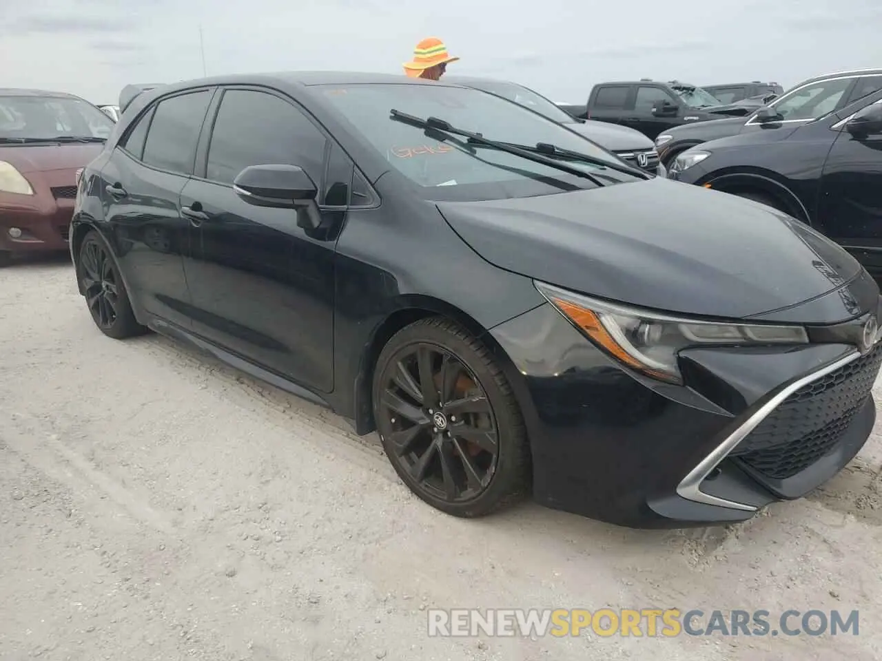 4 Photograph of a damaged car JTNK4RBE8K3040785 TOYOTA COROLLA 2019