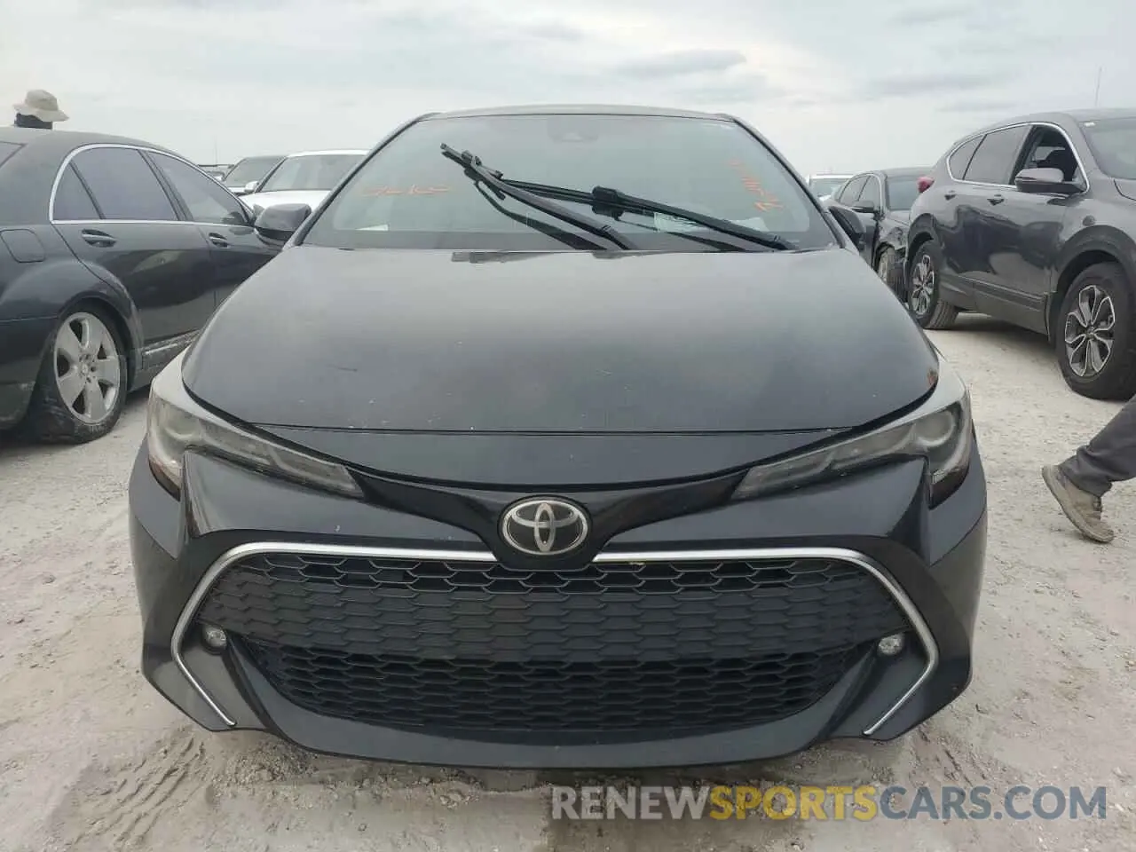 5 Photograph of a damaged car JTNK4RBE8K3040785 TOYOTA COROLLA 2019