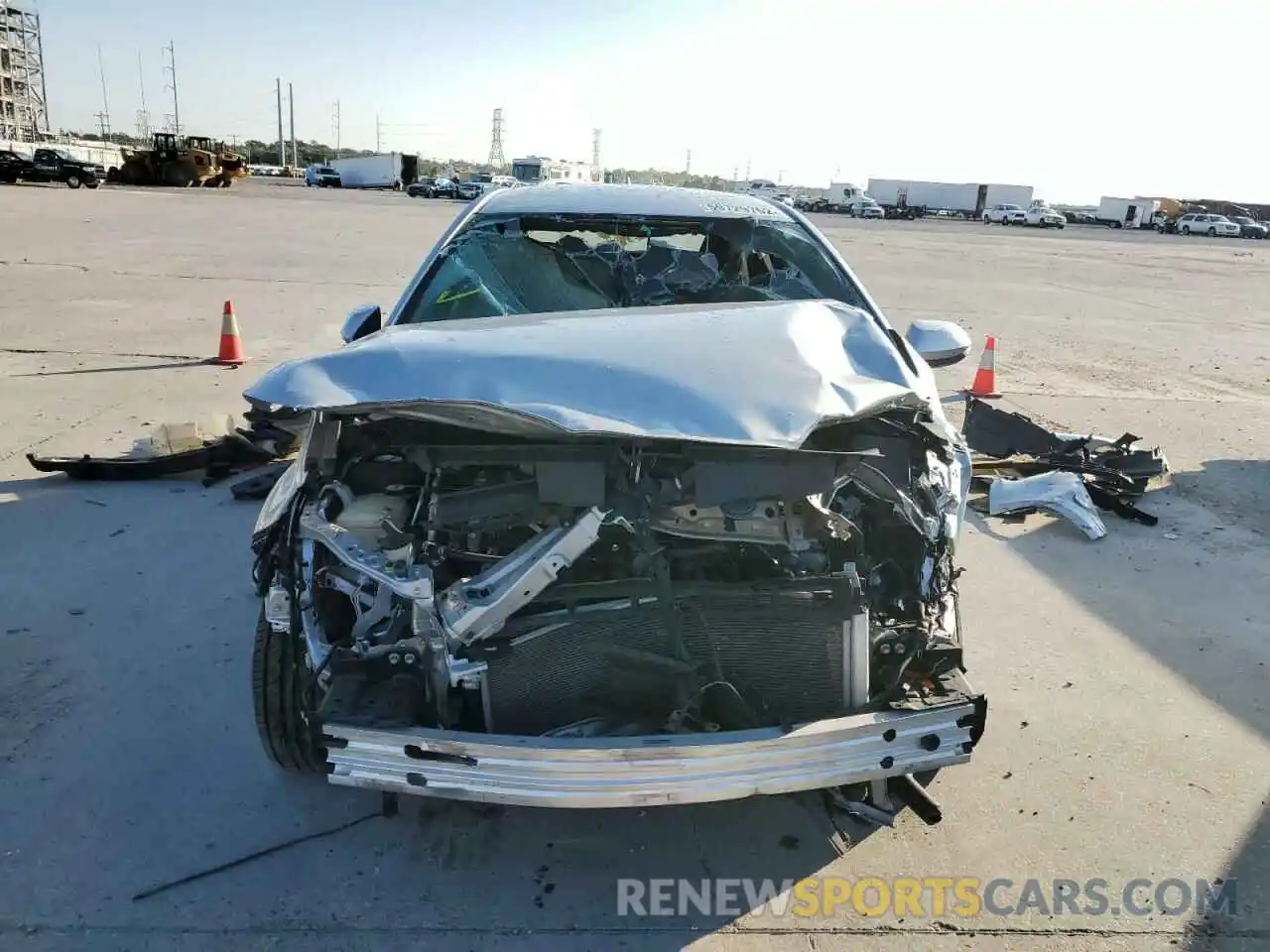 9 Photograph of a damaged car JTNK4RBE8K3043458 TOYOTA COROLLA 2019