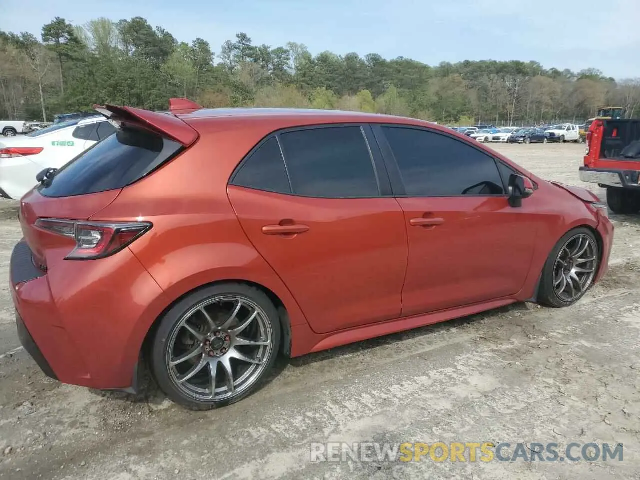 3 Photograph of a damaged car JTNK4RBE8K3052838 TOYOTA COROLLA 2019