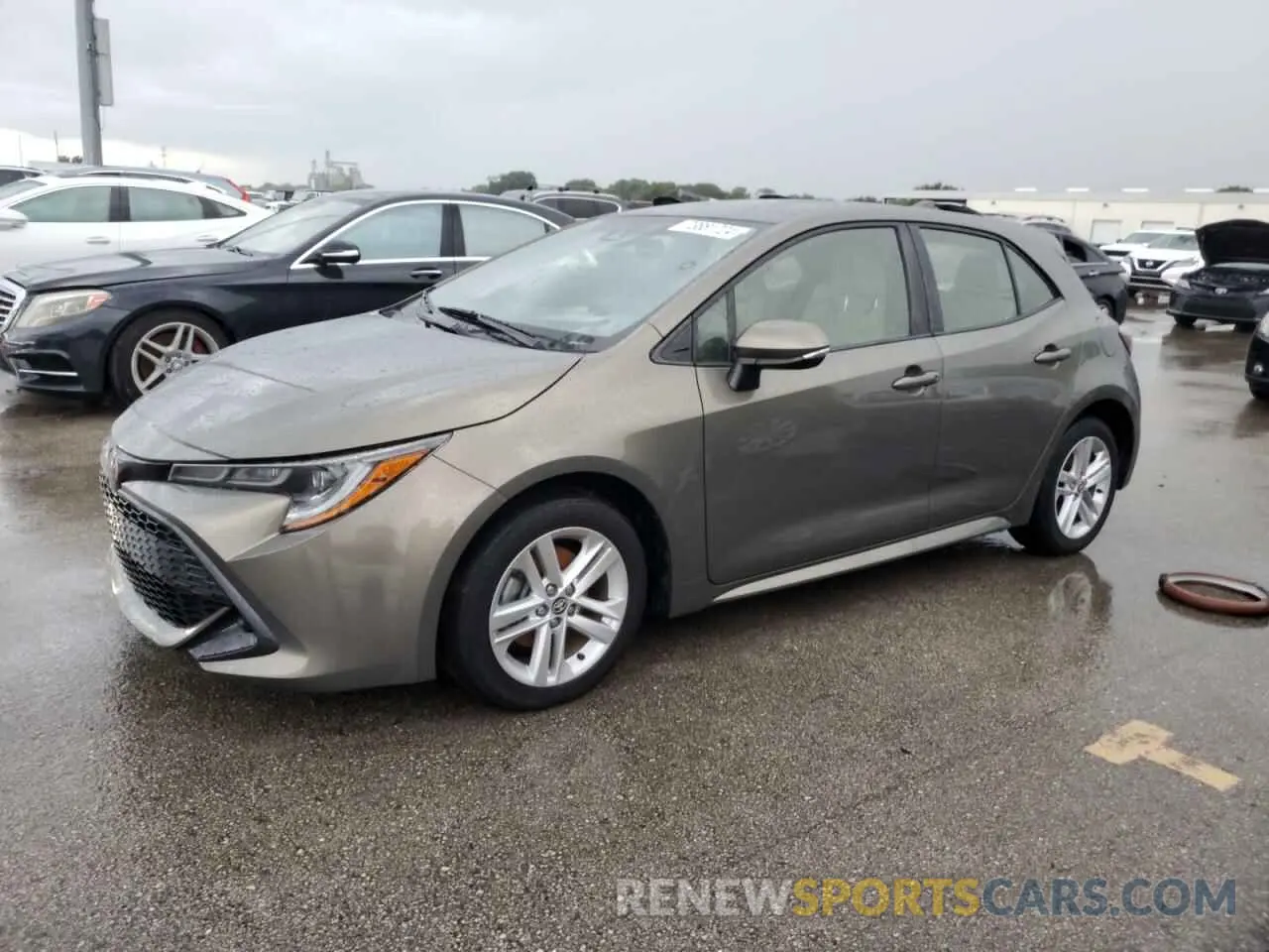 1 Photograph of a damaged car JTNK4RBE8K3054895 TOYOTA COROLLA 2019