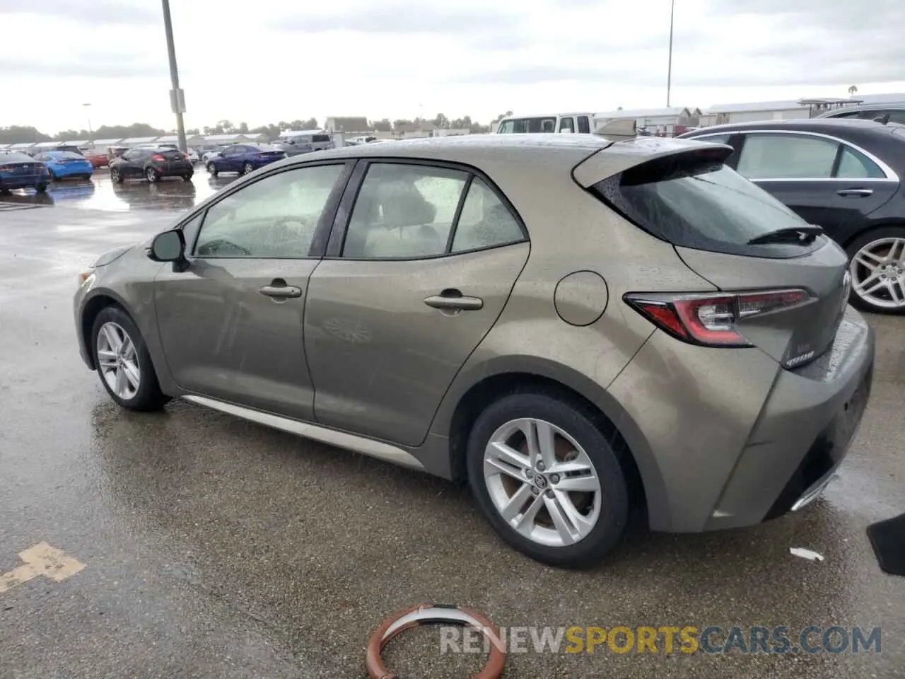 2 Photograph of a damaged car JTNK4RBE8K3054895 TOYOTA COROLLA 2019