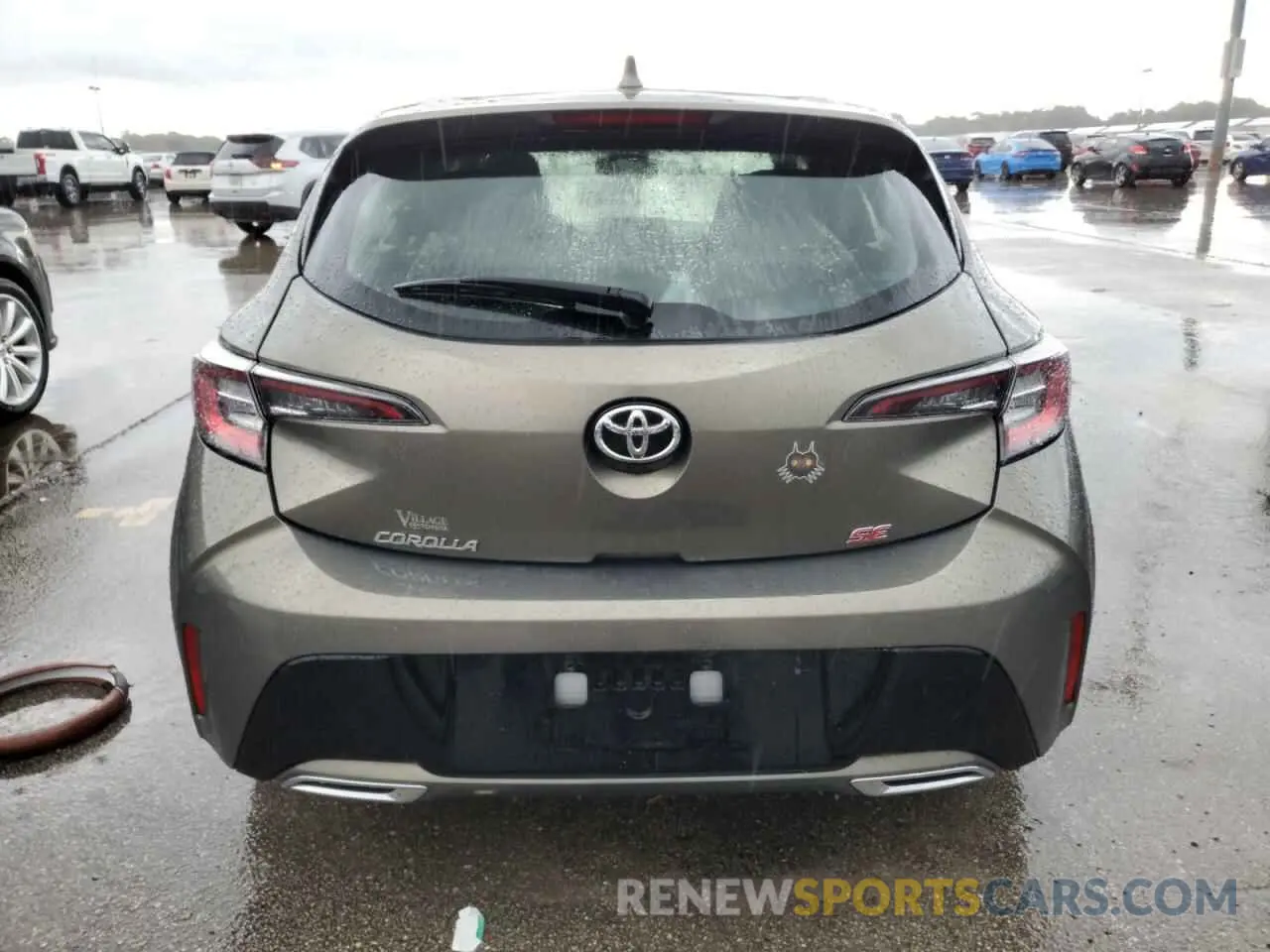 6 Photograph of a damaged car JTNK4RBE8K3054895 TOYOTA COROLLA 2019