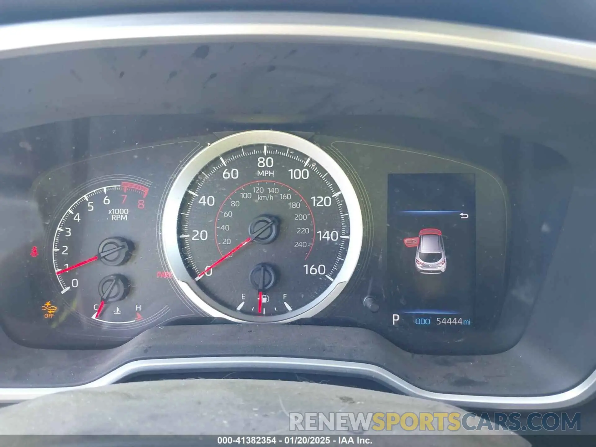 7 Photograph of a damaged car JTNK4RBE8K3059725 TOYOTA COROLLA 2019