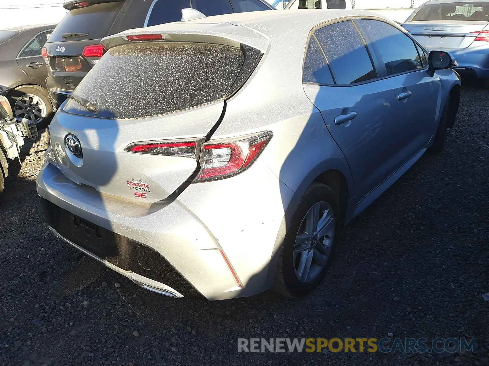 4 Photograph of a damaged car JTNK4RBE8K3067047 TOYOTA COROLLA 2019