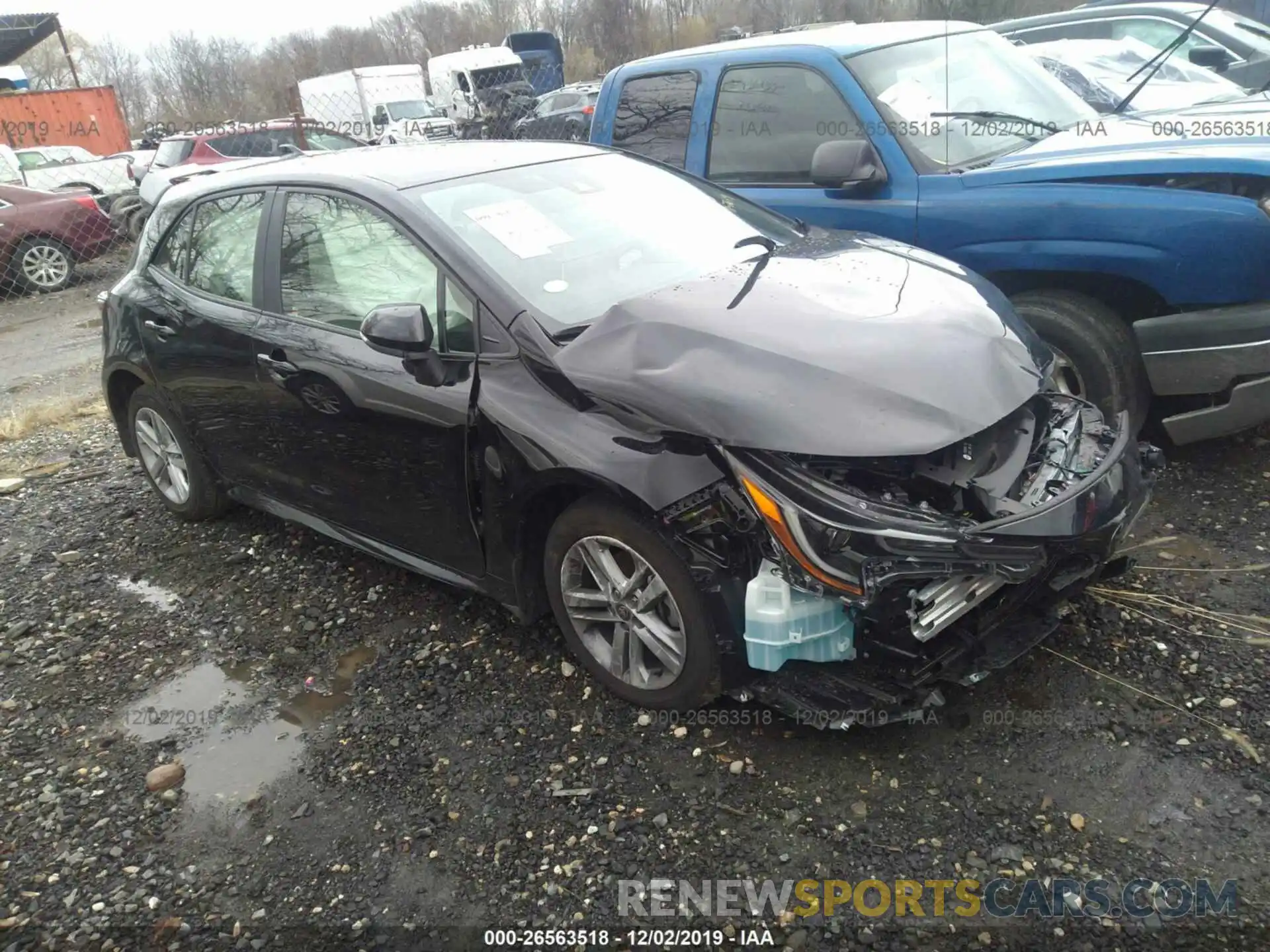 1 Photograph of a damaged car JTNK4RBE8K3069705 TOYOTA COROLLA 2019