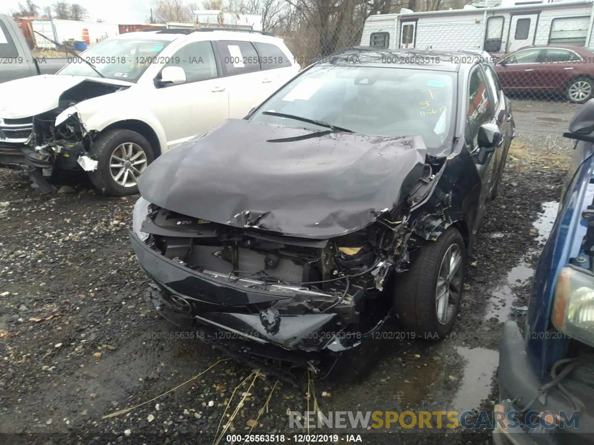 6 Photograph of a damaged car JTNK4RBE8K3069705 TOYOTA COROLLA 2019