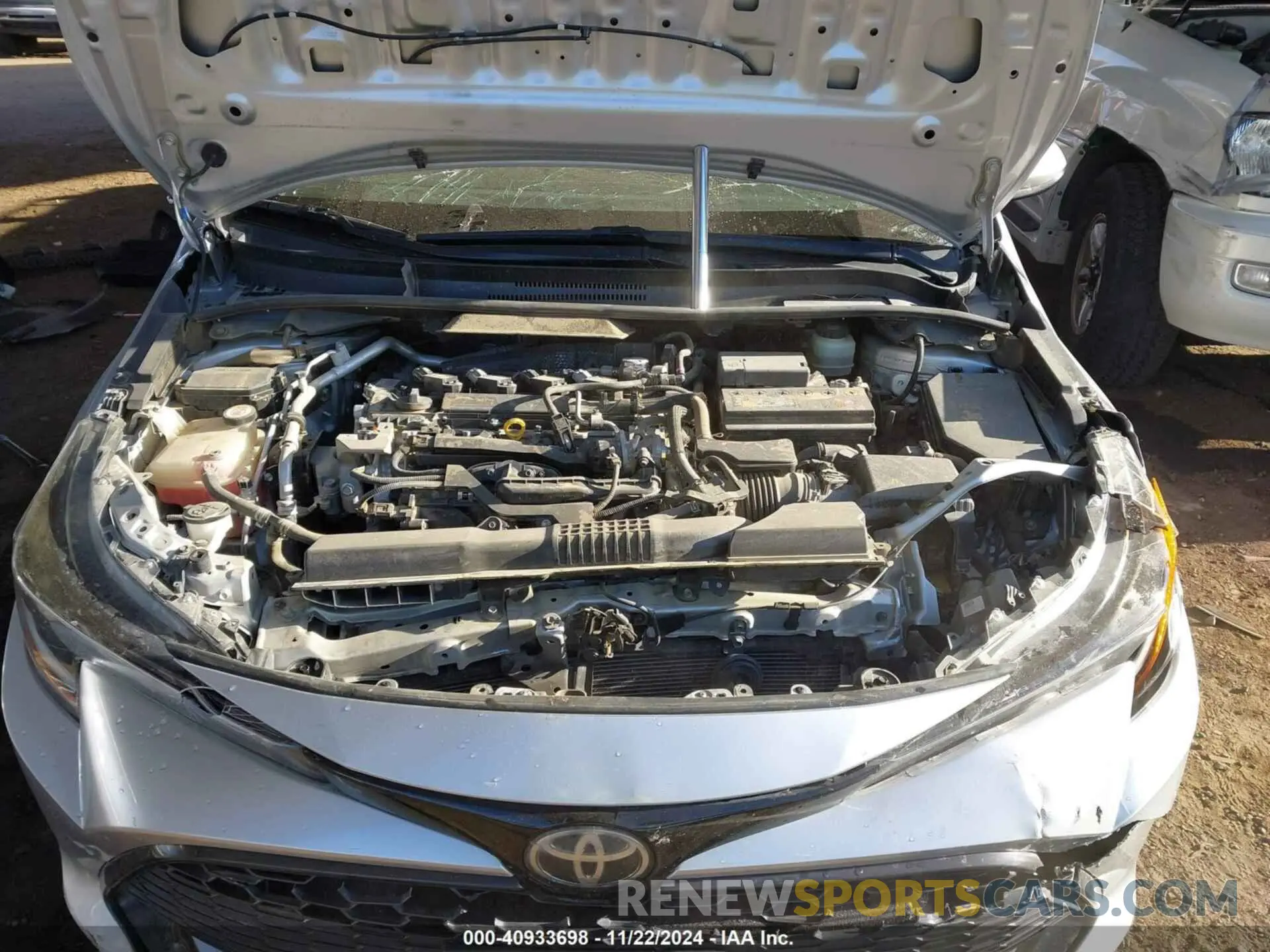 10 Photograph of a damaged car JTNK4RBE9K3009383 TOYOTA COROLLA 2019