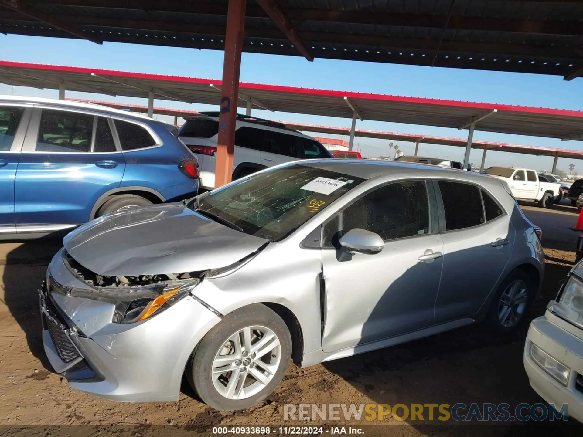 14 Photograph of a damaged car JTNK4RBE9K3009383 TOYOTA COROLLA 2019