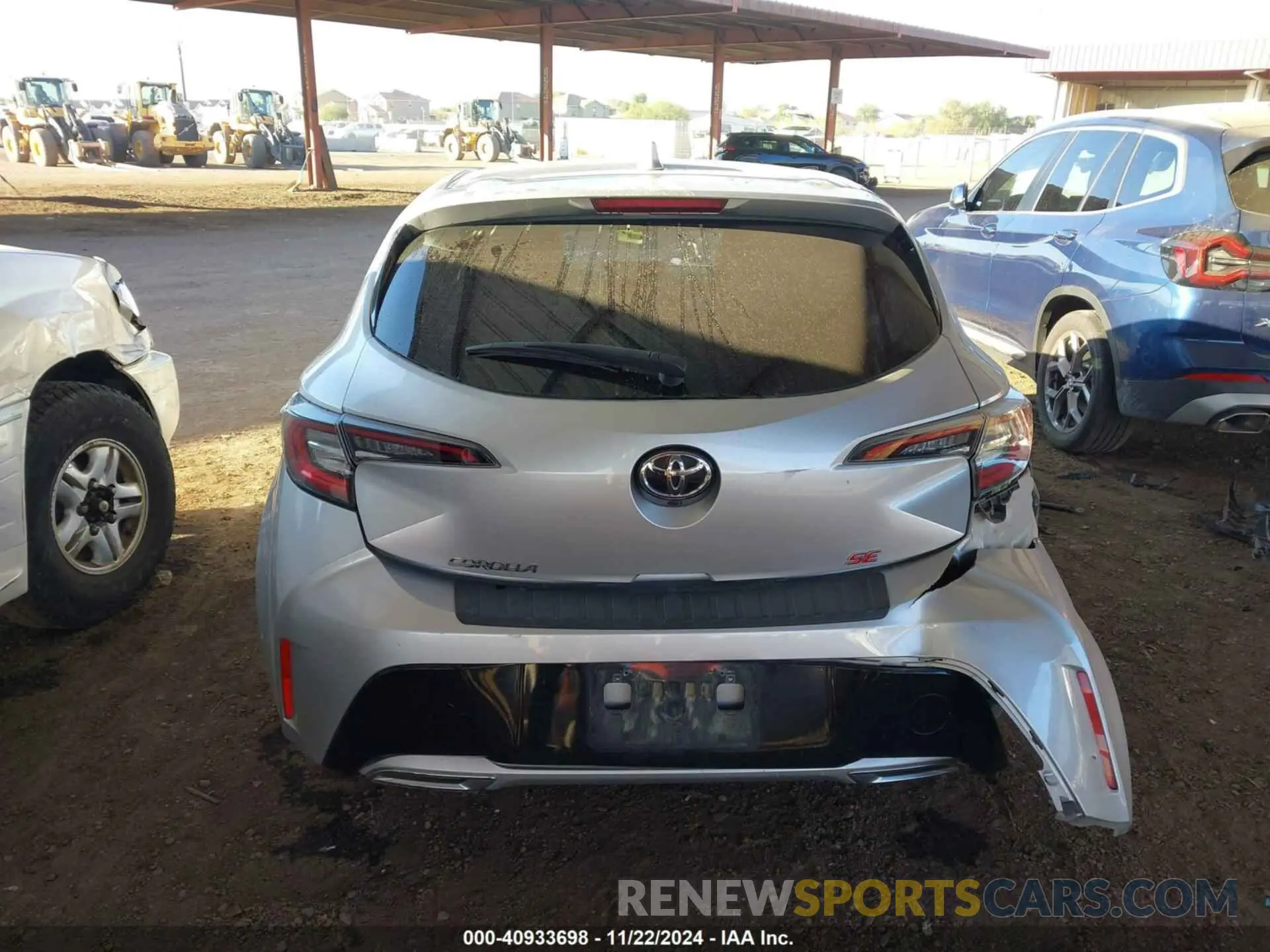 16 Photograph of a damaged car JTNK4RBE9K3009383 TOYOTA COROLLA 2019