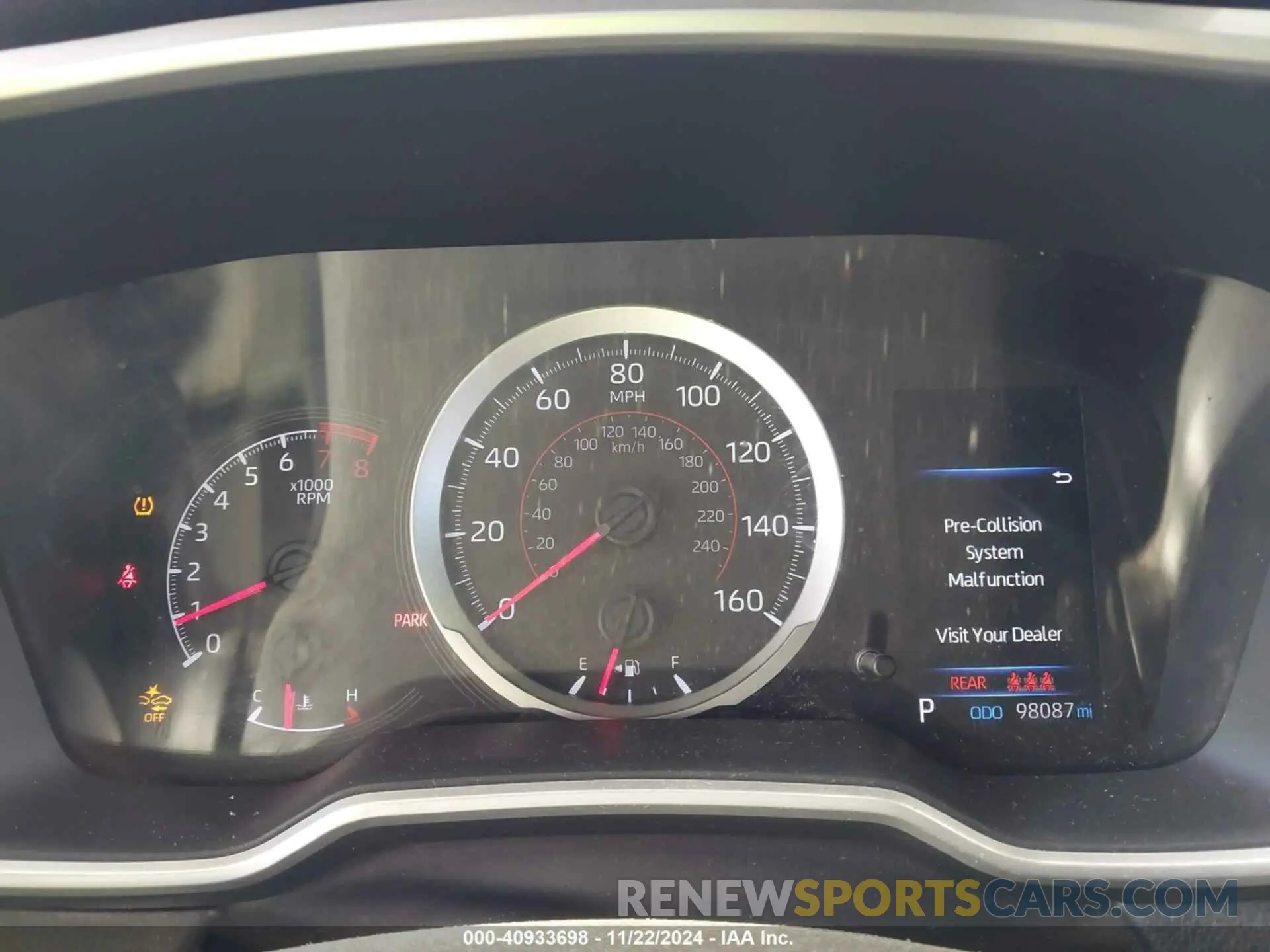 7 Photograph of a damaged car JTNK4RBE9K3009383 TOYOTA COROLLA 2019