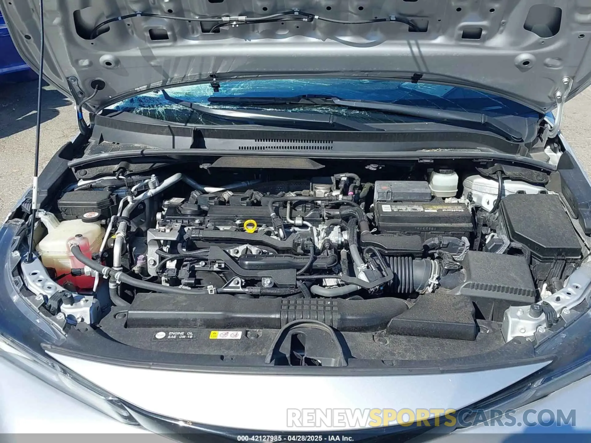 10 Photograph of a damaged car JTNK4RBE9K3037779 TOYOTA COROLLA 2019