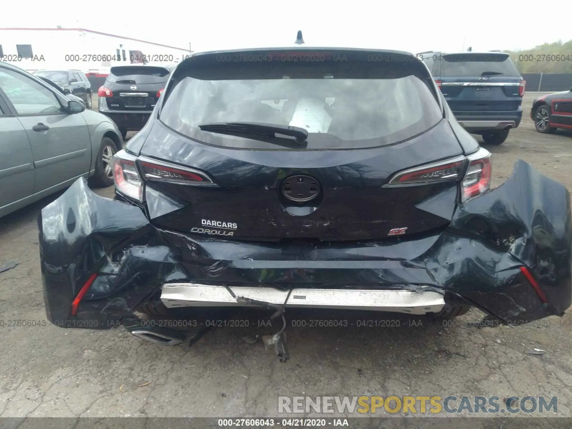 6 Photograph of a damaged car JTNK4RBE9K3038656 TOYOTA COROLLA 2019