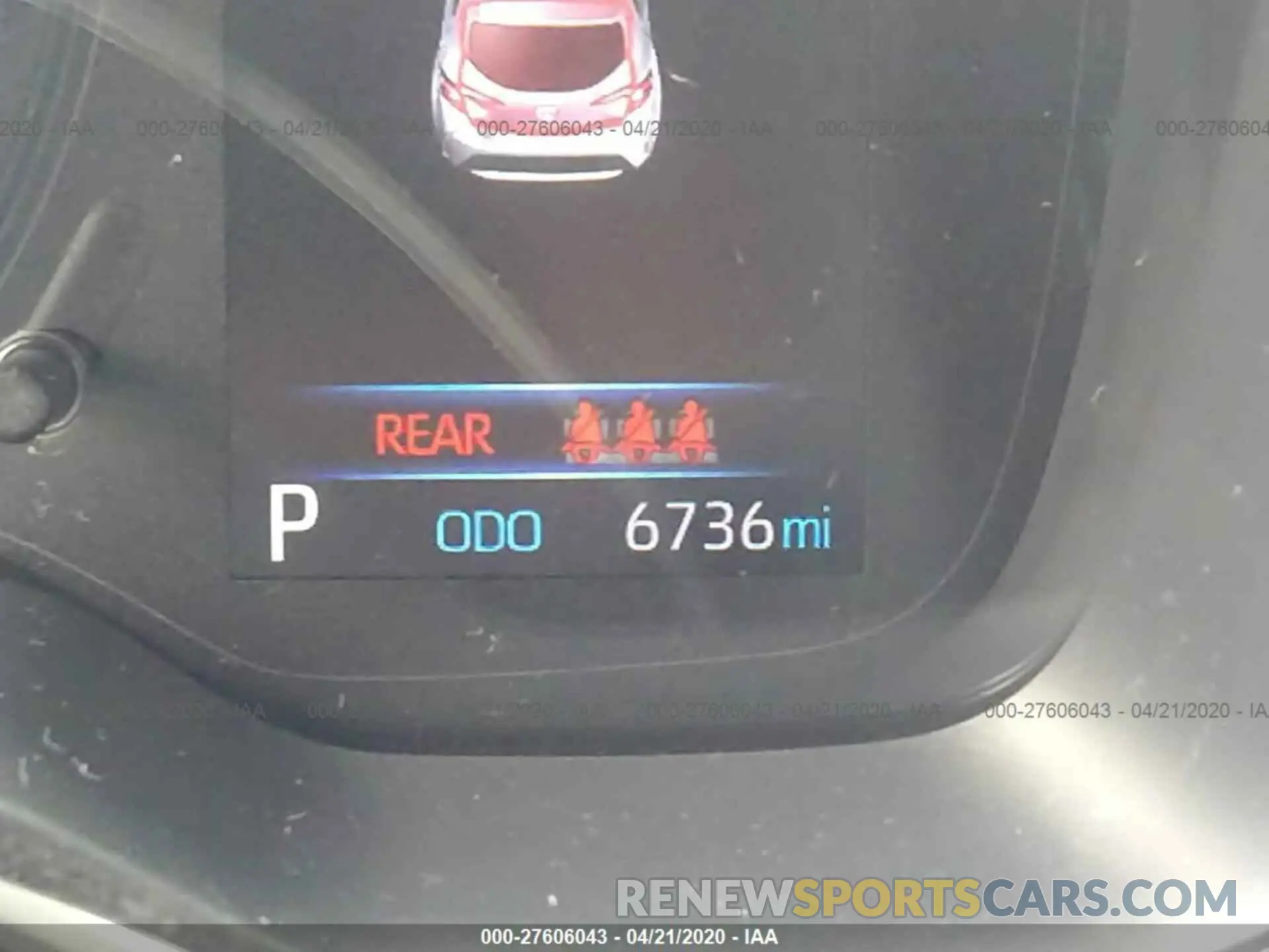 7 Photograph of a damaged car JTNK4RBE9K3038656 TOYOTA COROLLA 2019