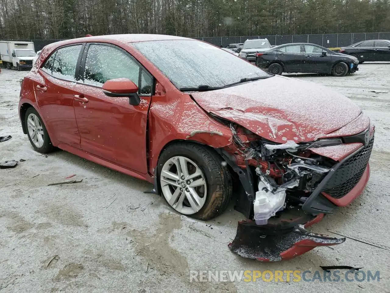 4 Photograph of a damaged car JTNK4RBE9K3043422 TOYOTA COROLLA 2019