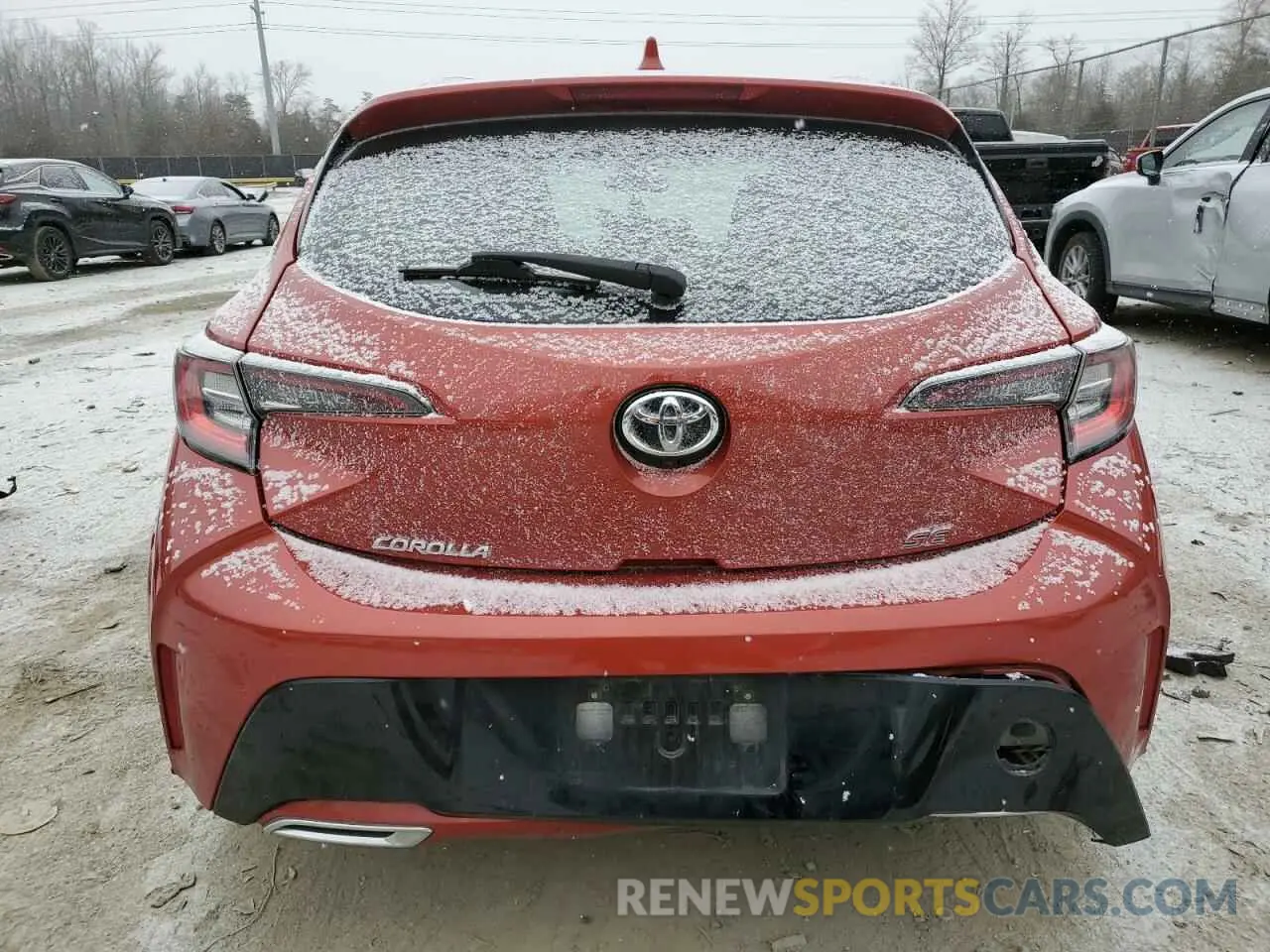 6 Photograph of a damaged car JTNK4RBE9K3043422 TOYOTA COROLLA 2019