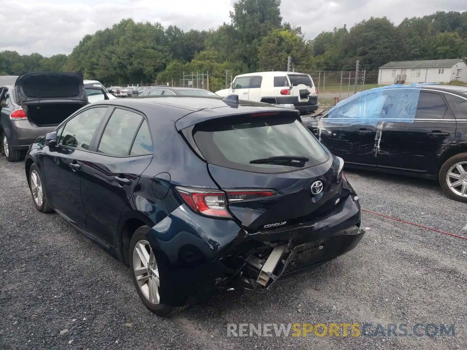 3 Photograph of a damaged car JTNK4RBE9K3045770 TOYOTA COROLLA 2019