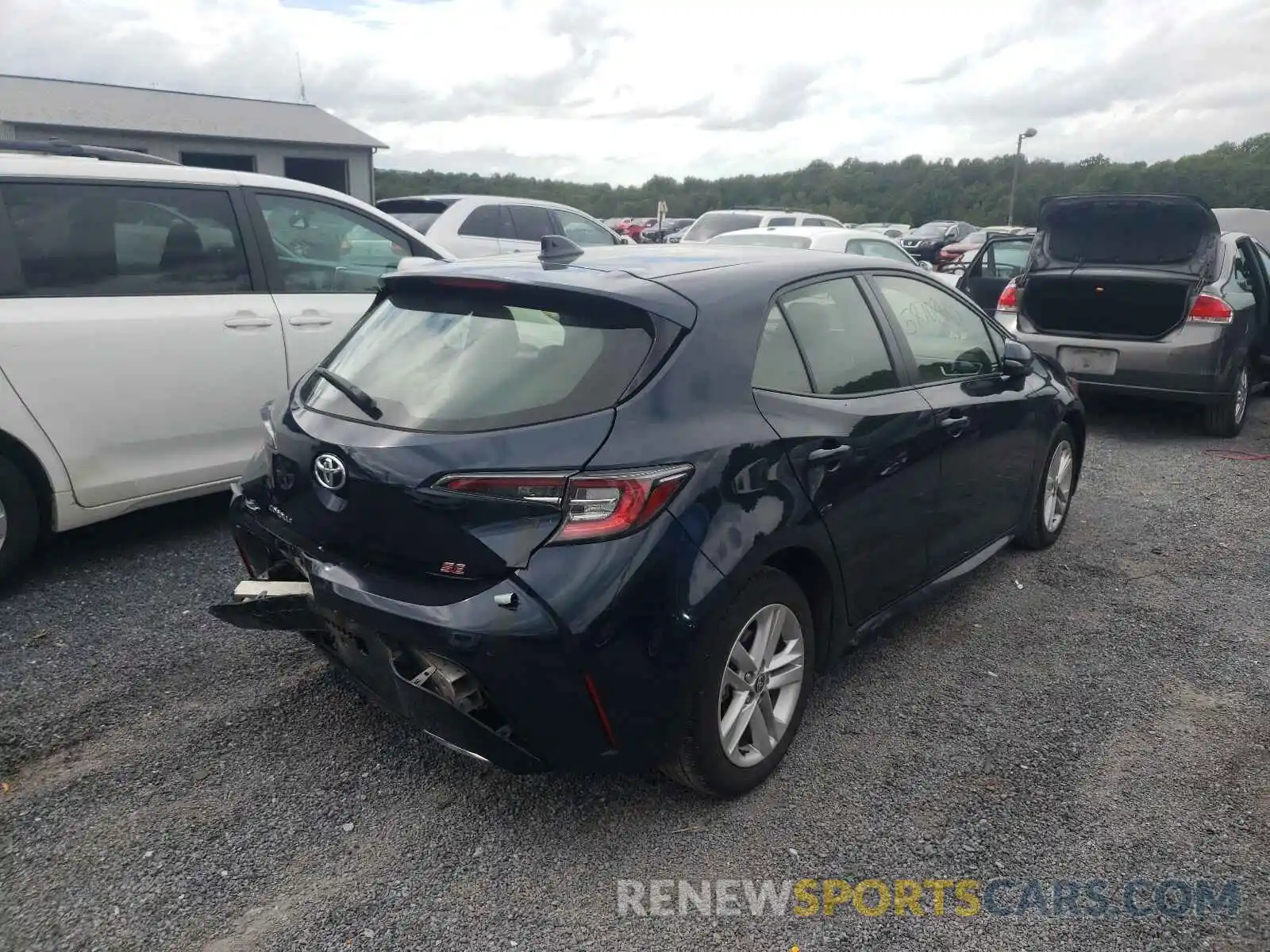 4 Photograph of a damaged car JTNK4RBE9K3045770 TOYOTA COROLLA 2019