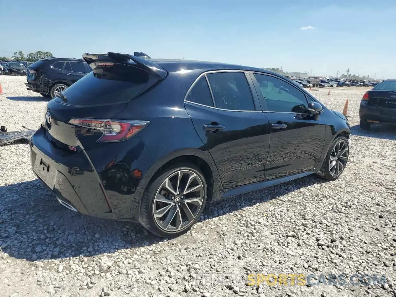 3 Photograph of a damaged car JTNK4RBE9K3054100 TOYOTA COROLLA 2019