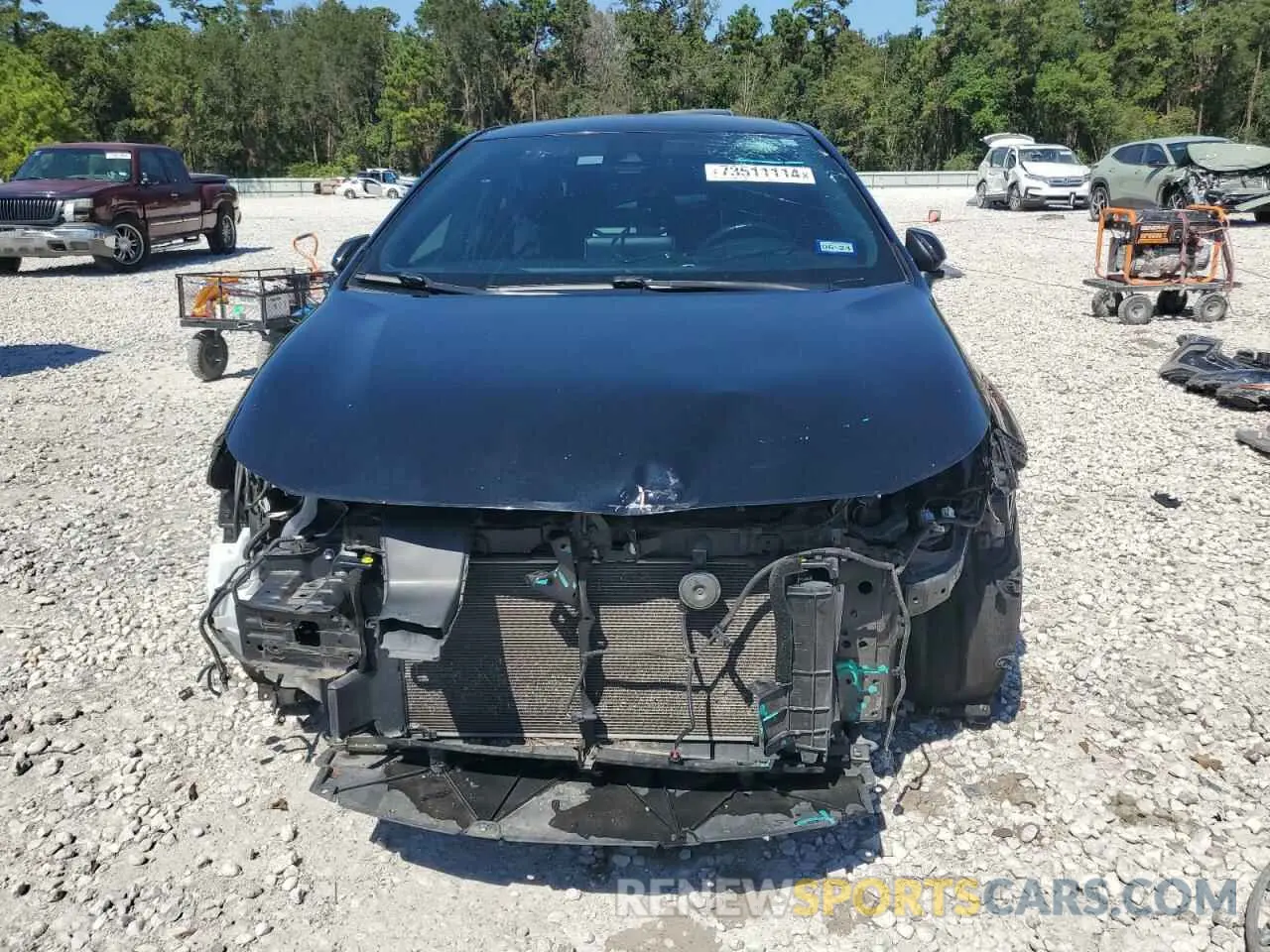 5 Photograph of a damaged car JTNK4RBE9K3054100 TOYOTA COROLLA 2019
