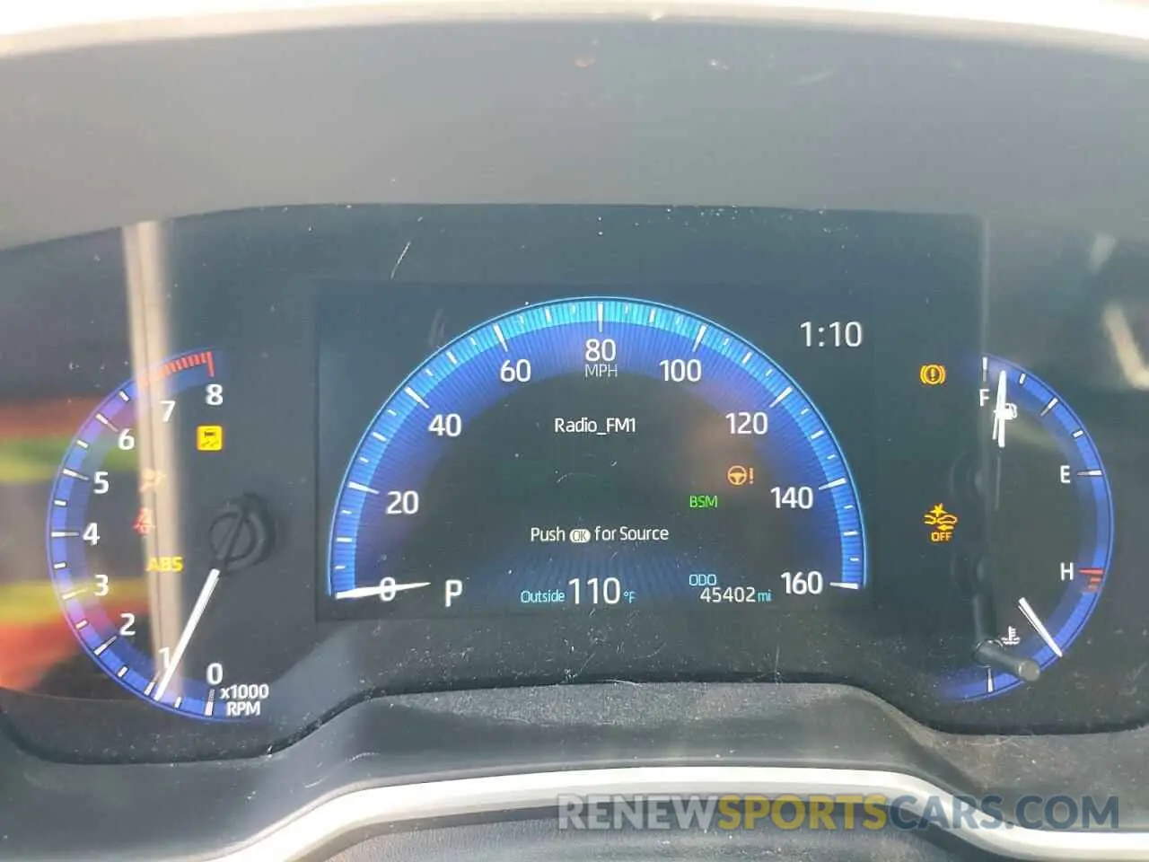 9 Photograph of a damaged car JTNK4RBE9K3054100 TOYOTA COROLLA 2019