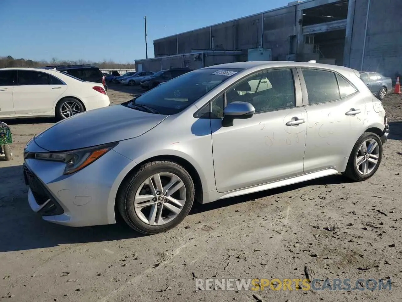 1 Photograph of a damaged car JTNK4RBE9K3055246 TOYOTA COROLLA 2019