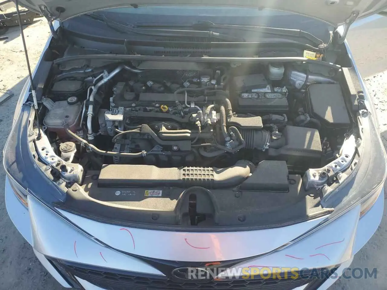 11 Photograph of a damaged car JTNK4RBE9K3055246 TOYOTA COROLLA 2019