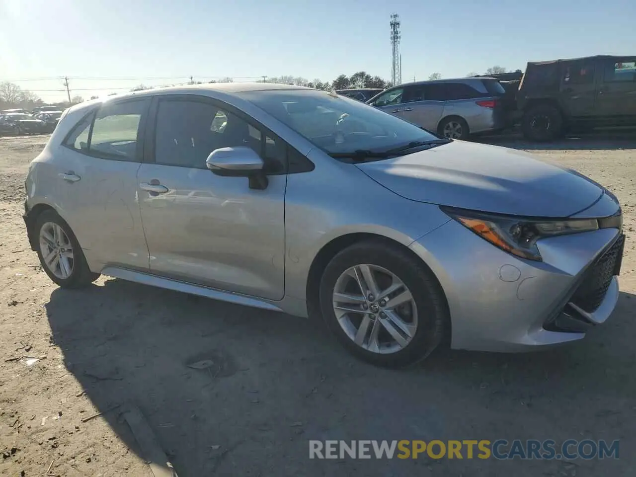 4 Photograph of a damaged car JTNK4RBE9K3055246 TOYOTA COROLLA 2019