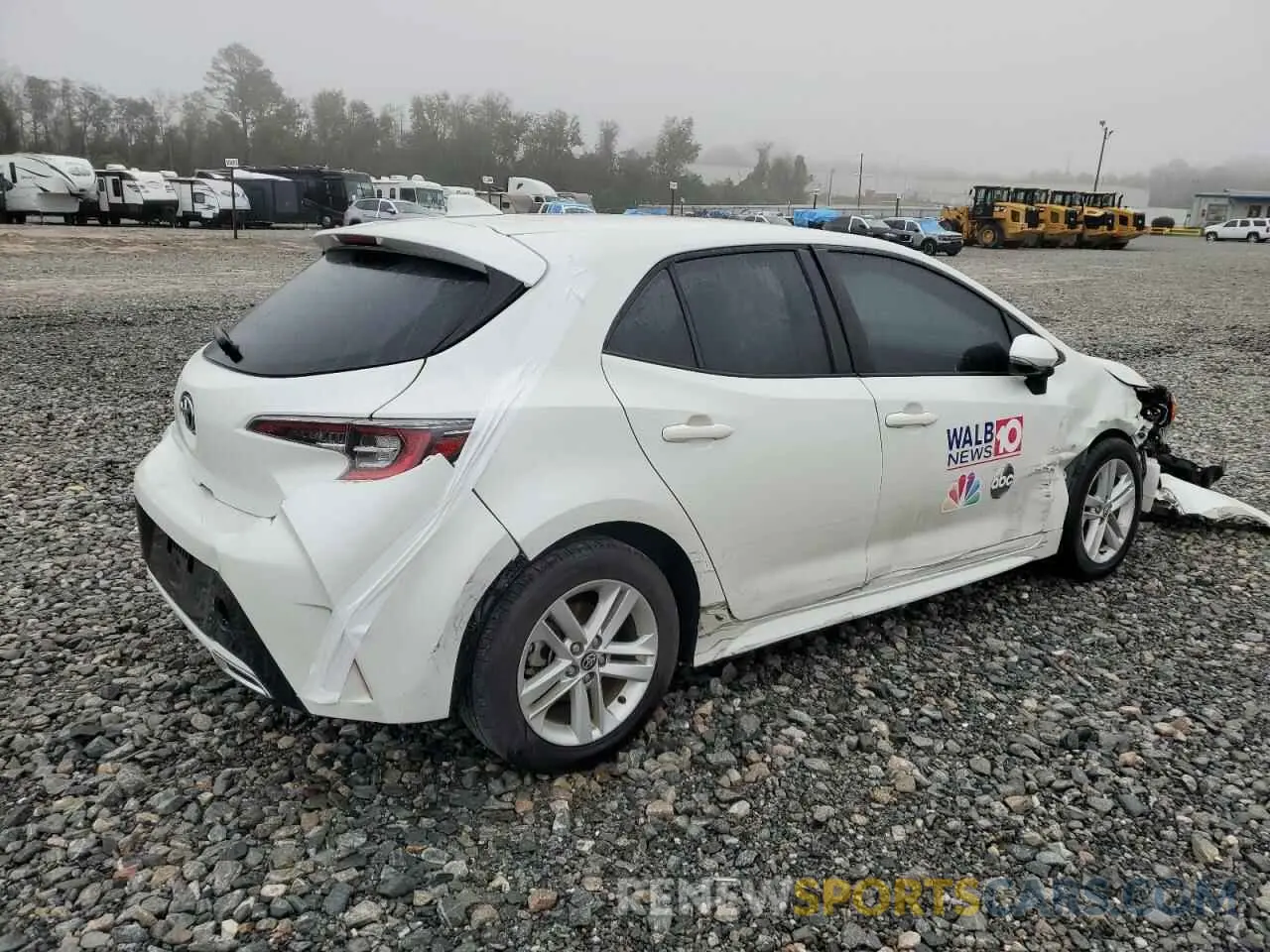 3 Photograph of a damaged car JTNK4RBE9K3064075 TOYOTA COROLLA 2019