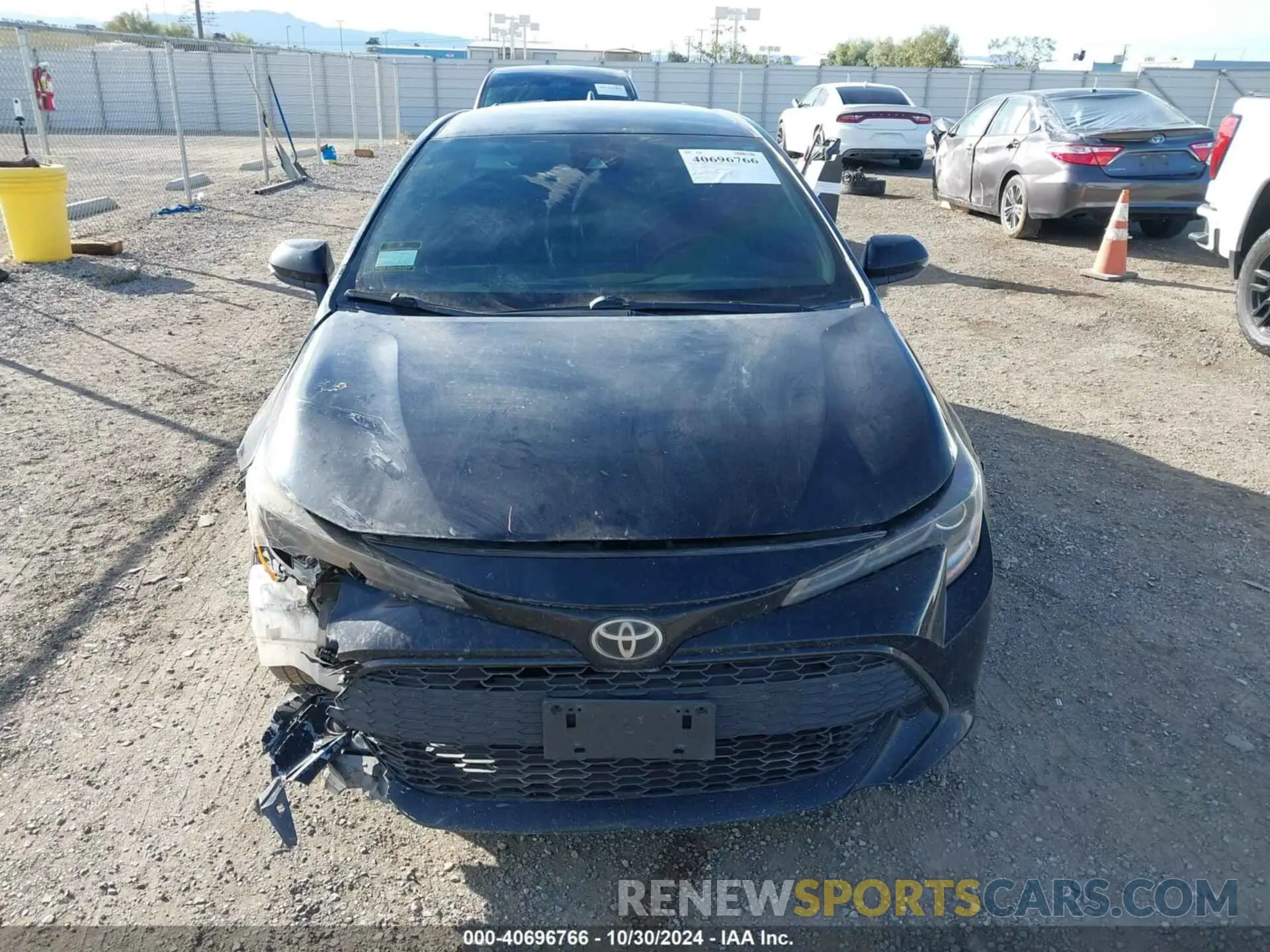 11 Photograph of a damaged car JTNK4RBEXK3004841 TOYOTA COROLLA 2019