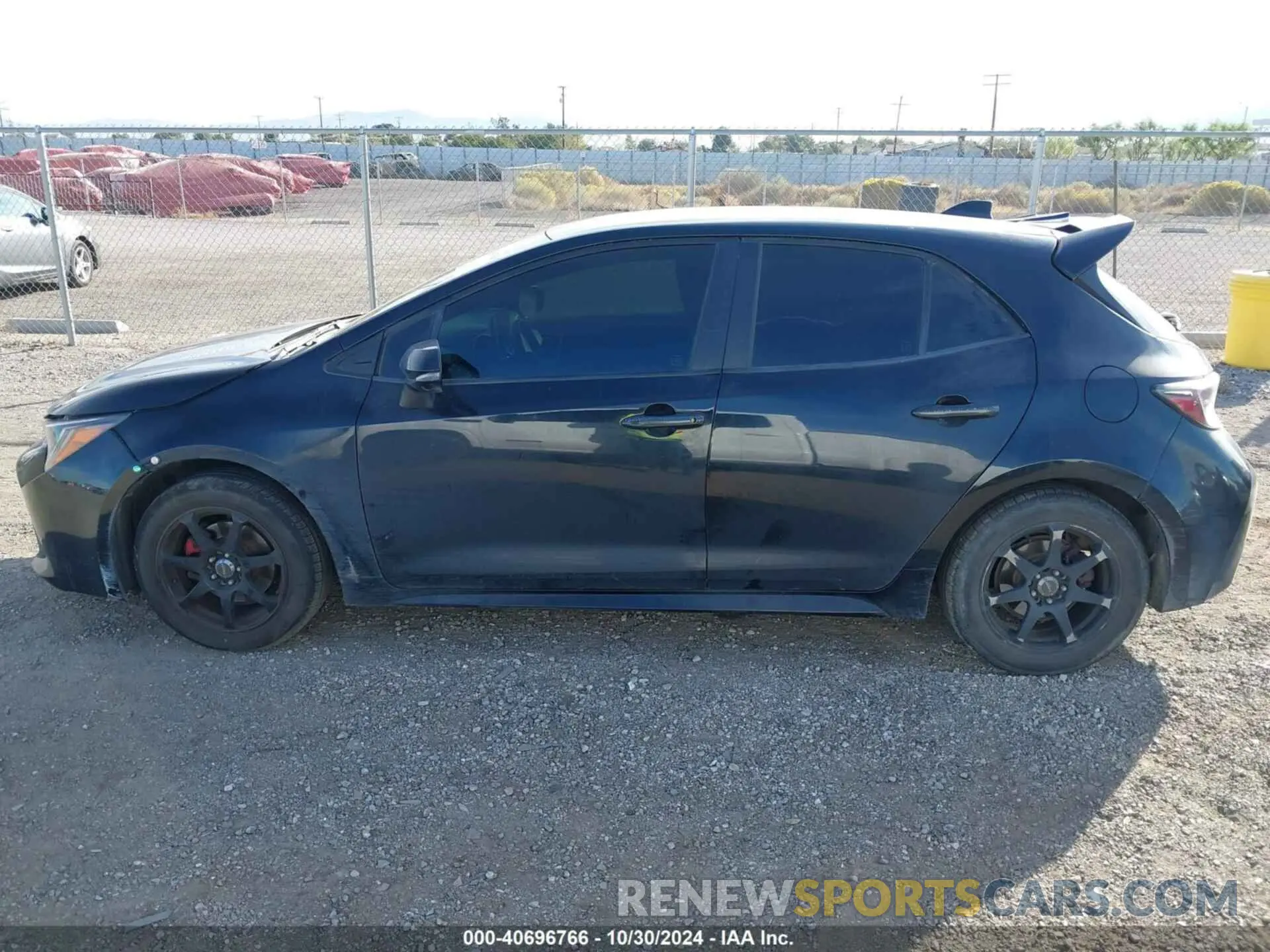 13 Photograph of a damaged car JTNK4RBEXK3004841 TOYOTA COROLLA 2019