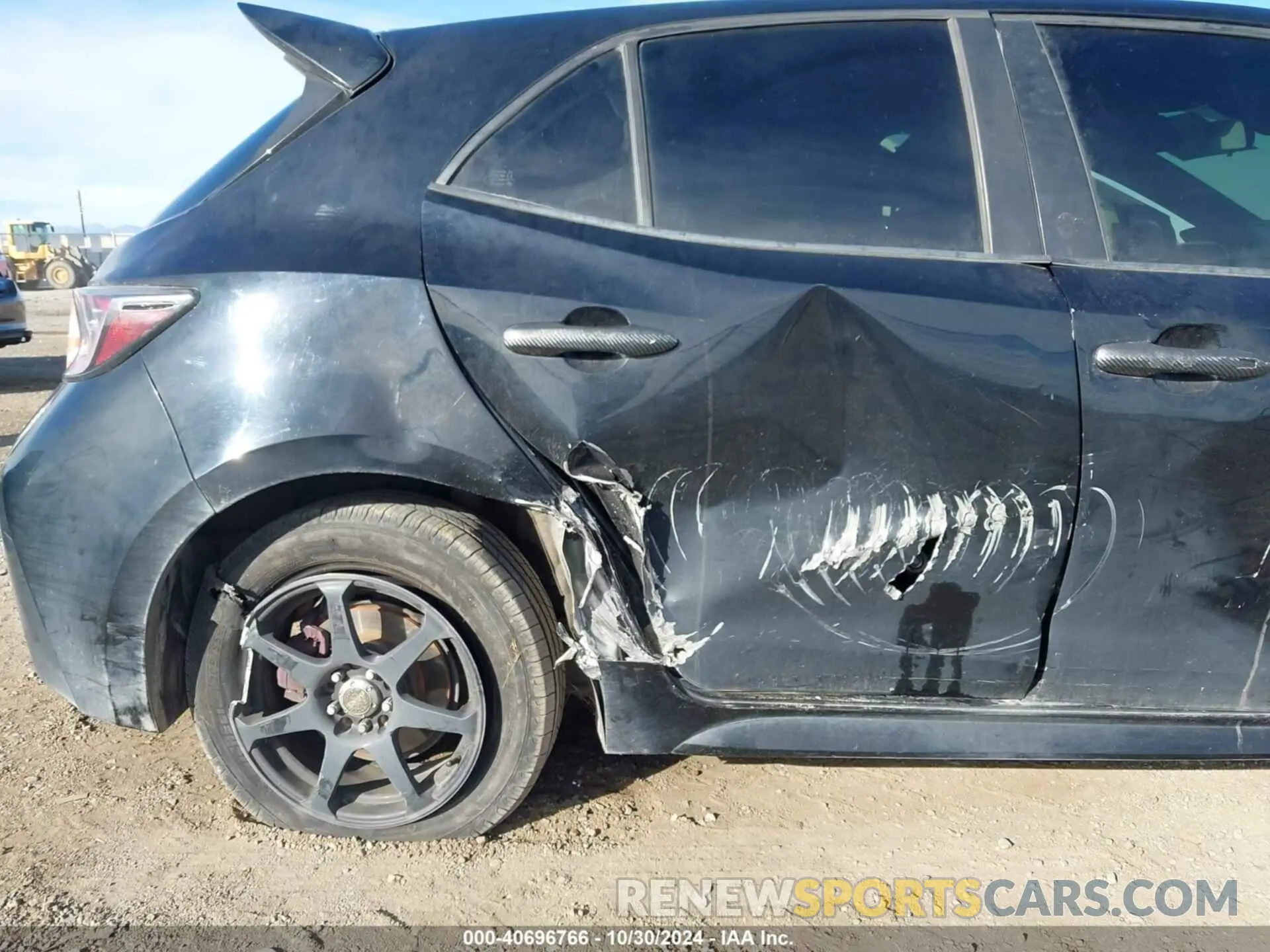 6 Photograph of a damaged car JTNK4RBEXK3004841 TOYOTA COROLLA 2019
