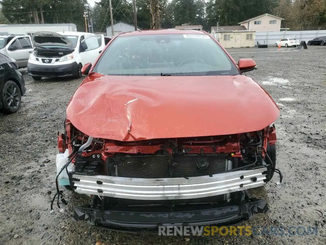 5 Photograph of a damaged car JTNK4RBEXK3005035 TOYOTA COROLLA 2019