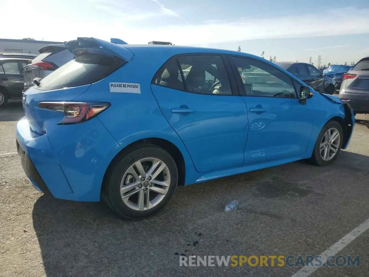 3 Photograph of a damaged car JTNK4RBEXK3011711 TOYOTA COROLLA 2019