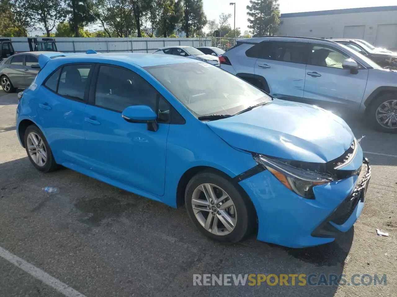 4 Photograph of a damaged car JTNK4RBEXK3011711 TOYOTA COROLLA 2019