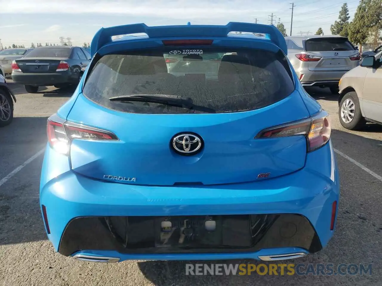 6 Photograph of a damaged car JTNK4RBEXK3011711 TOYOTA COROLLA 2019
