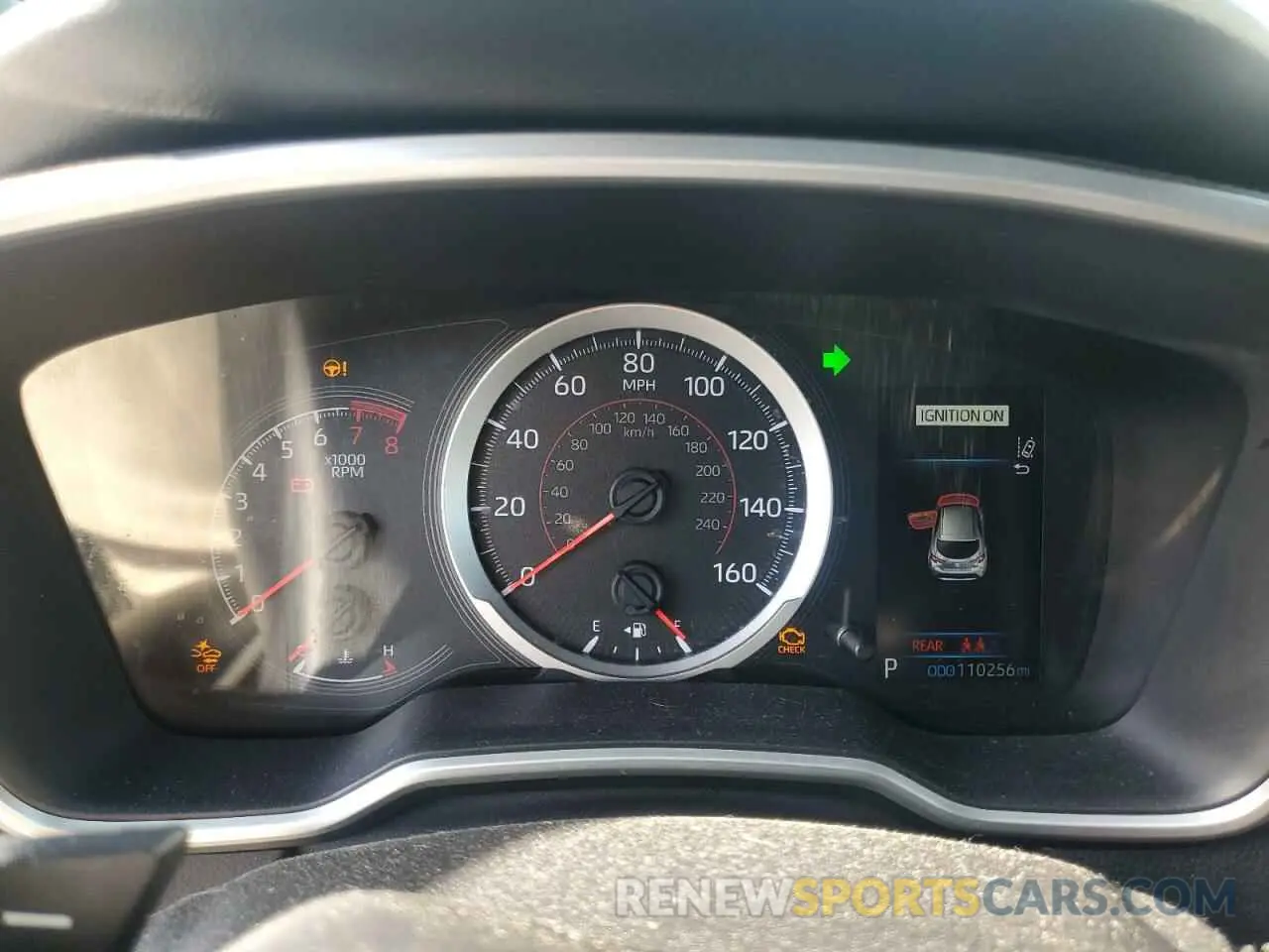 9 Photograph of a damaged car JTNK4RBEXK3011711 TOYOTA COROLLA 2019