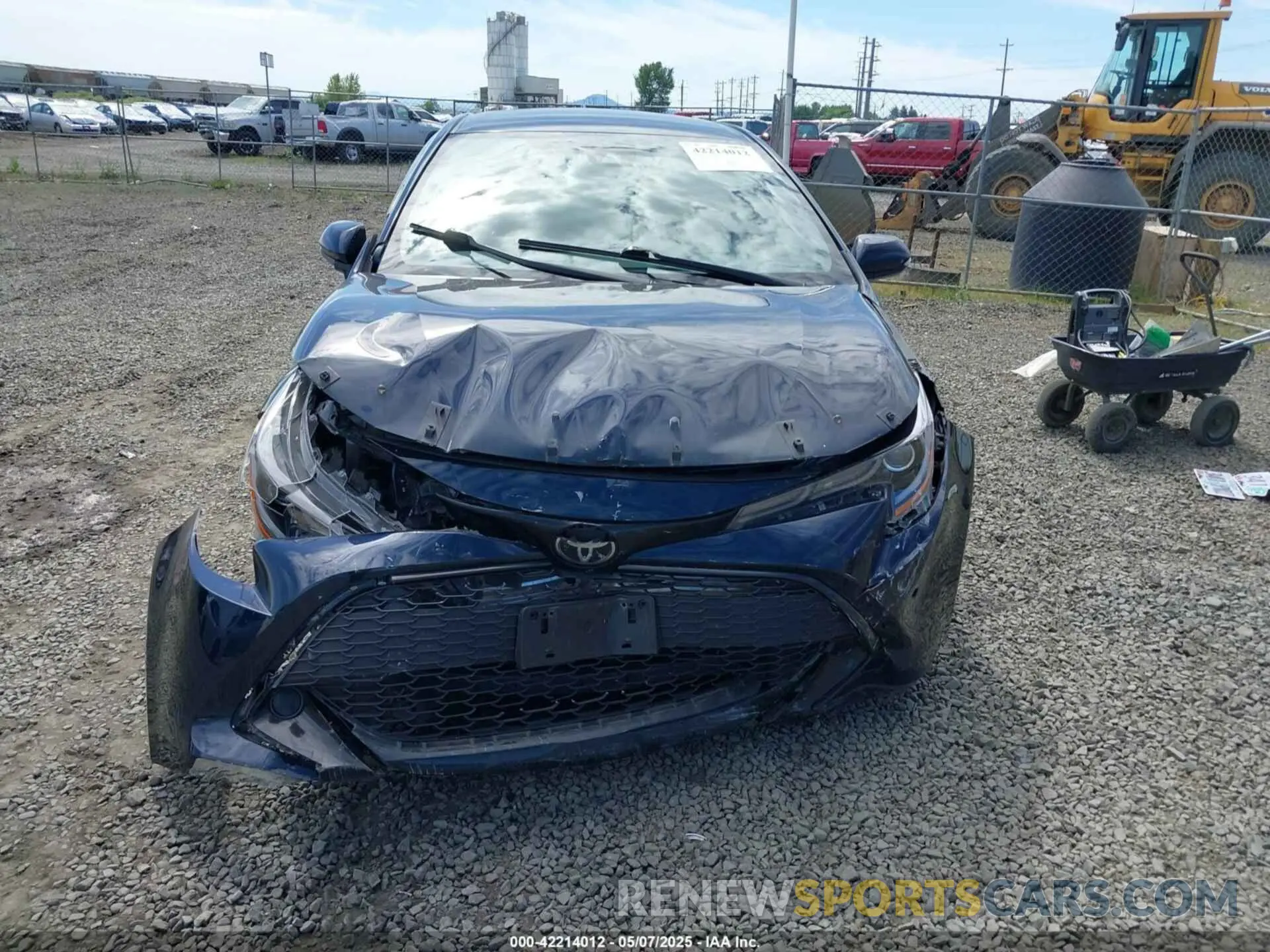 12 Photograph of a damaged car JTNK4RBEXK3017153 TOYOTA COROLLA 2019