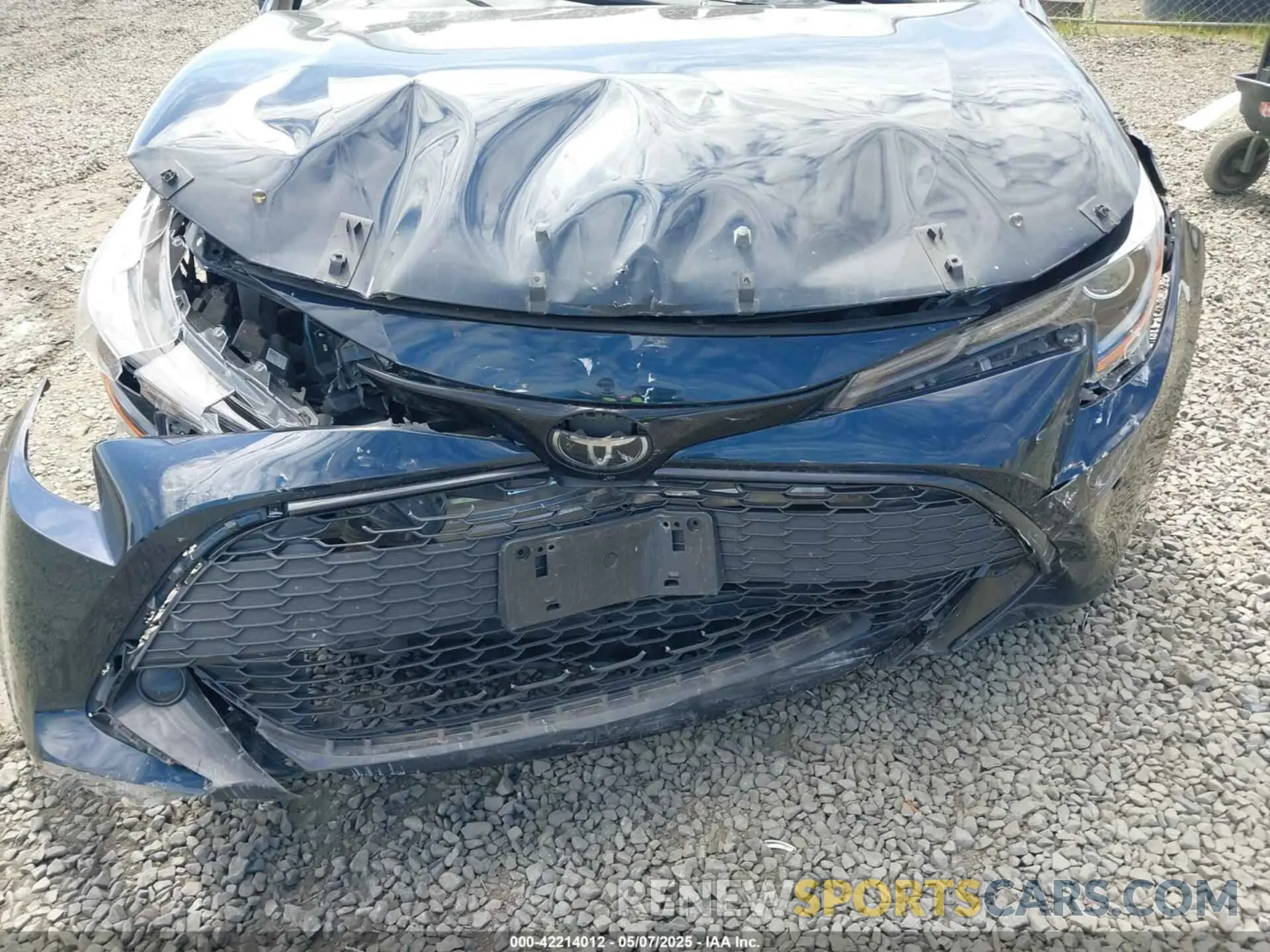 6 Photograph of a damaged car JTNK4RBEXK3017153 TOYOTA COROLLA 2019