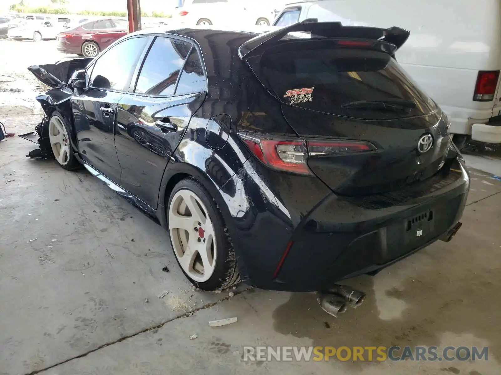 3 Photograph of a damaged car JTNK4RBEXK3021414 TOYOTA COROLLA 2019