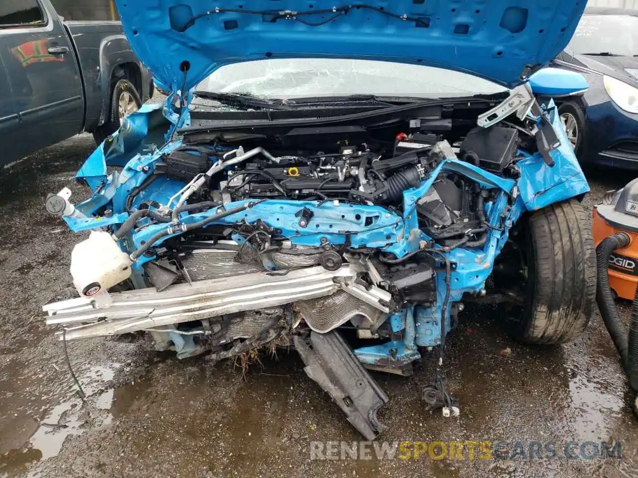 9 Photograph of a damaged car JTNK4RBEXK3027603 TOYOTA COROLLA 2019