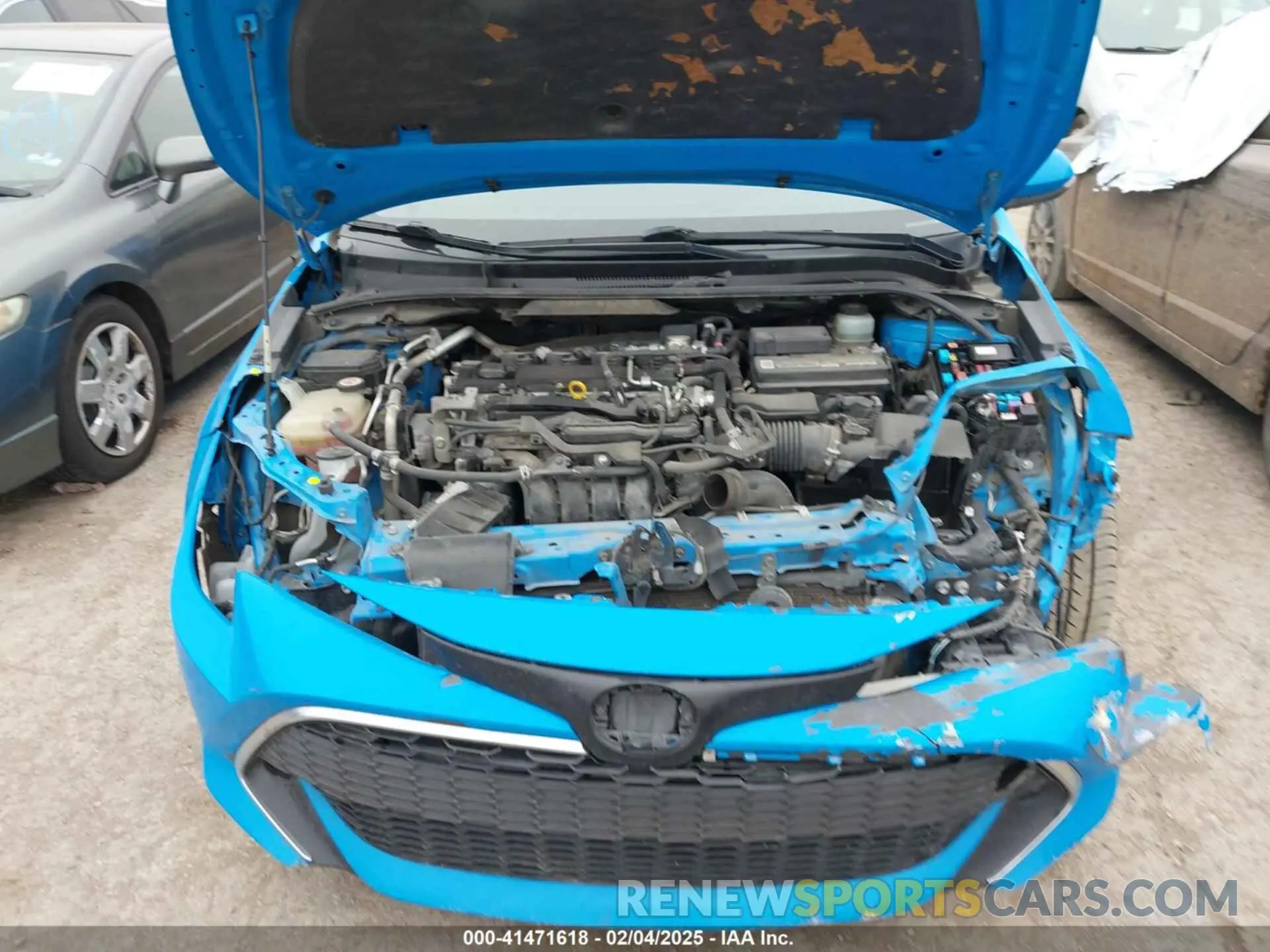 10 Photograph of a damaged car JTNK4RBEXK3033062 TOYOTA COROLLA 2019